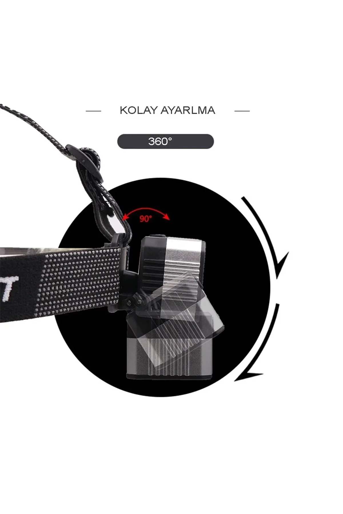 4 Modlu Sensörlü Şarjlı Güçlü Kafa Lambası Wt-248 - Just Cheap Store Görsel 5