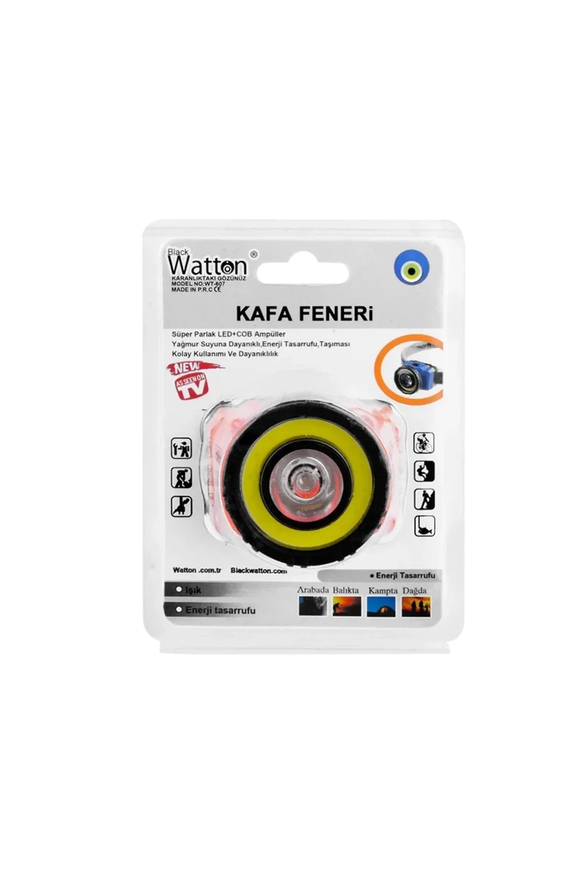 Güçlü Pilli Kafa Lambası Wt-607 - Just Cheap Store Görsel 2