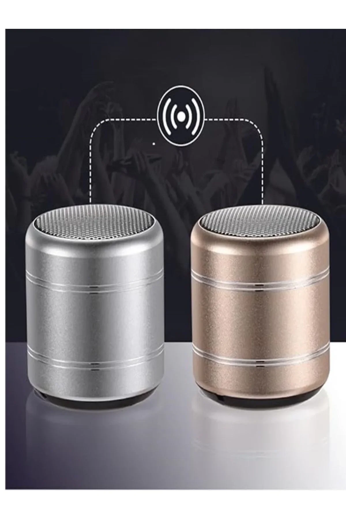 Mini Alüminyum Tws Kablosuz Bluetooth Hoparlör – Yuvarlak Metal Tasarım, Yüksek Bas Ve Taşınabilir Ö - Just Cheap Store Görsel 5