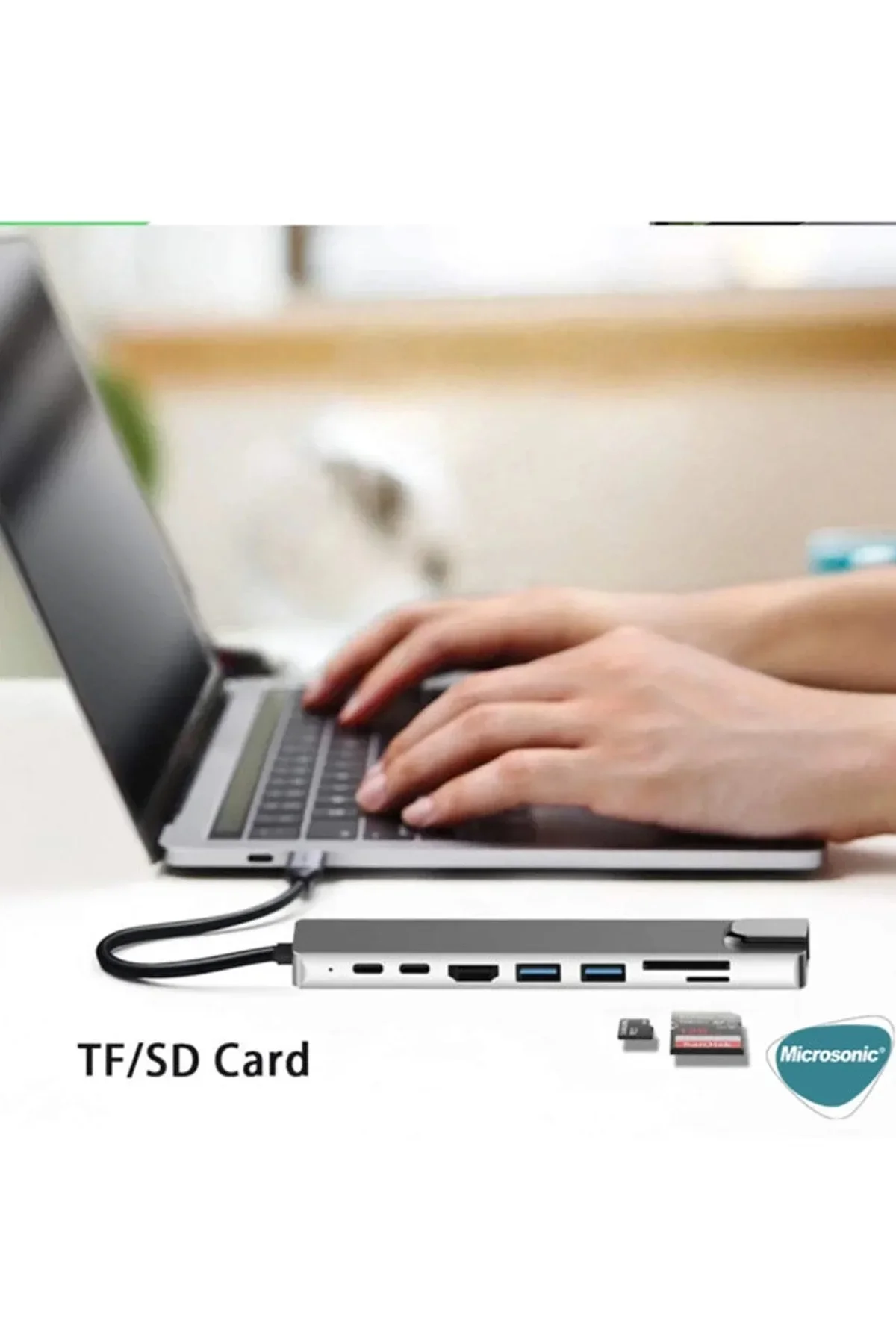 Vothoon Type-c To Hdtv Multifunction Adapter 8 Port Kablo - Just Cheap Store Görsel 4