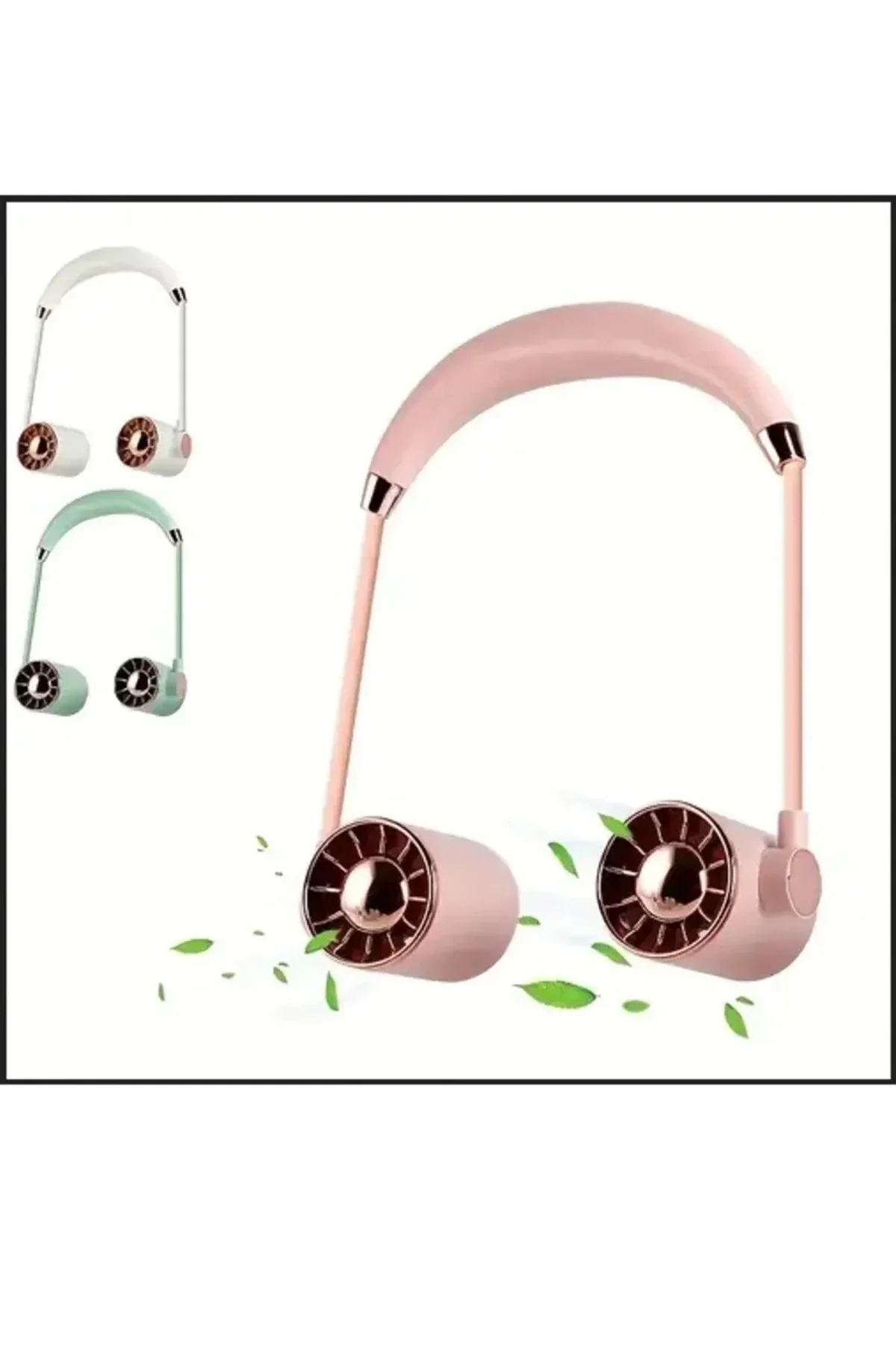 Boyunluk Fan Hava Soğutucu Vantilatör Boyuna Asmalı Şarjlı 3 Kademeli Mini Klima Siyah - Just Cheap Store Görsel 4