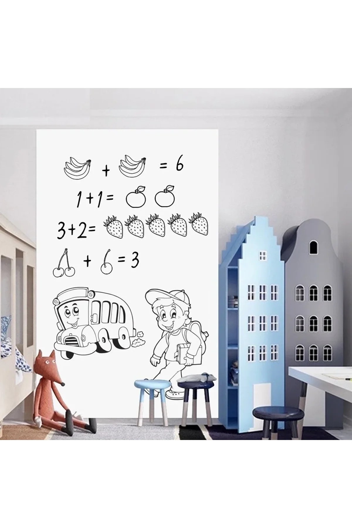 Yapışkanlı Beyaz Yazı Tahtası - Just Cheap Store Görsel 2