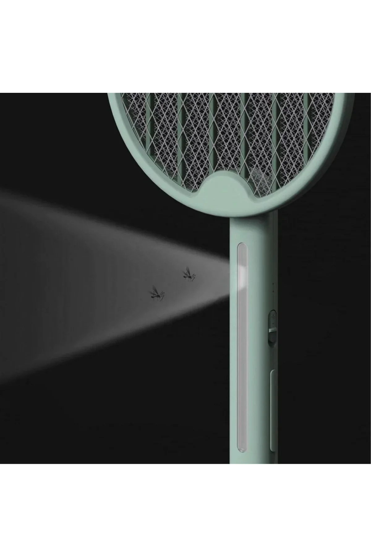 Tenis Raketi Tipi Masaüstü Olabilen Gece Lambalı Sinek Kovucu,öldürücü Raket - Just Cheap Store Görsel 4