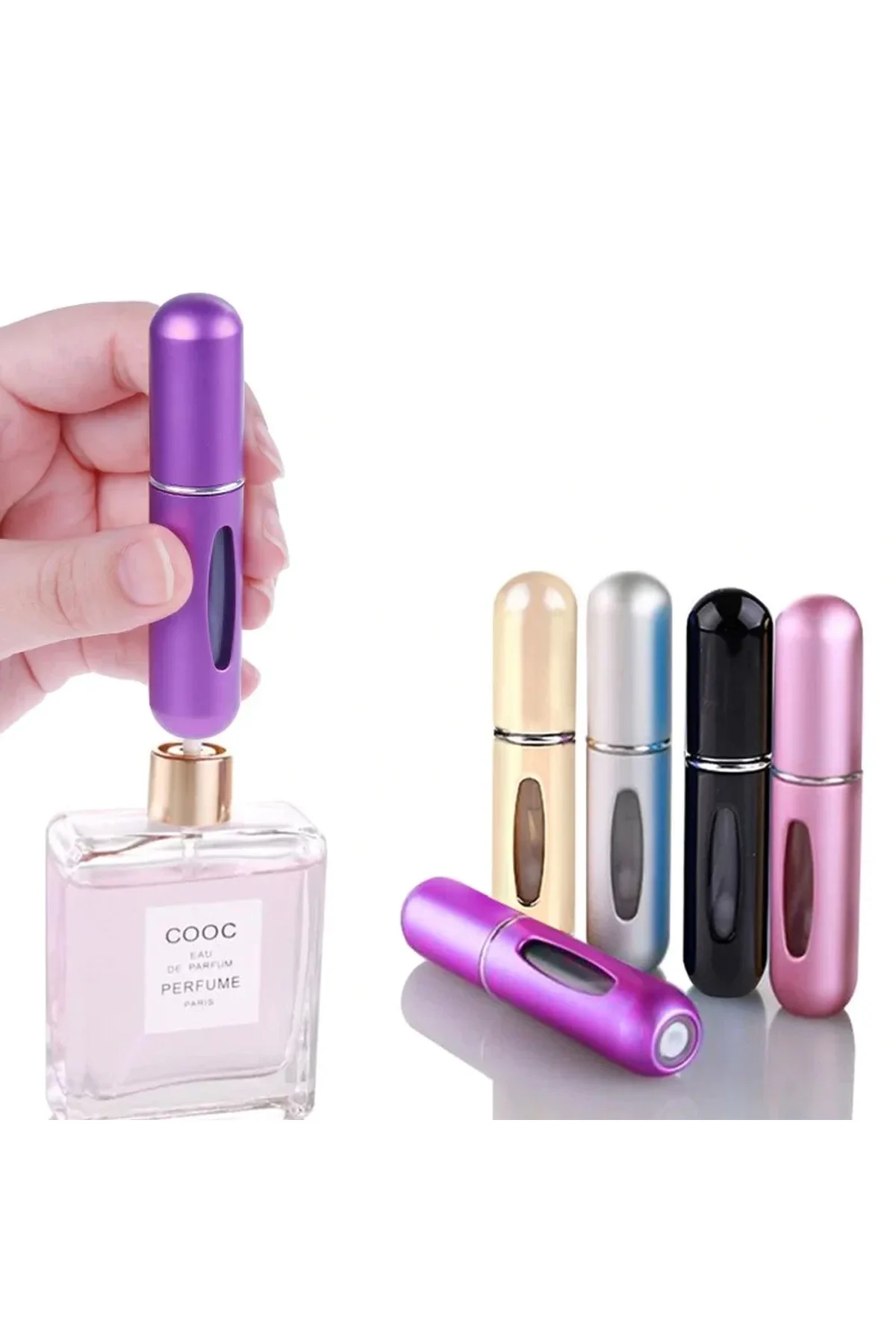 Doldurulabilir Mini Cep Parfüm Şişesi - Just Cheap Store Görsel 2