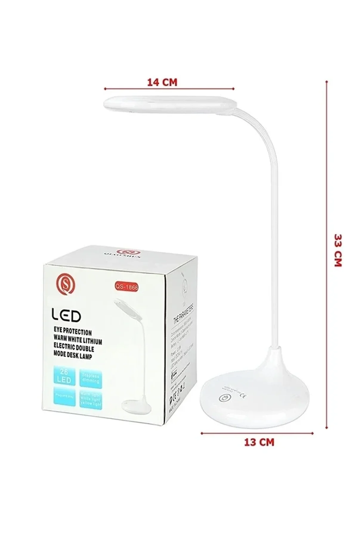 Şarjlı Sarı Ve Beyaz Renk Masa Lambası Wt-005 - Just Cheap Store Görsel 2