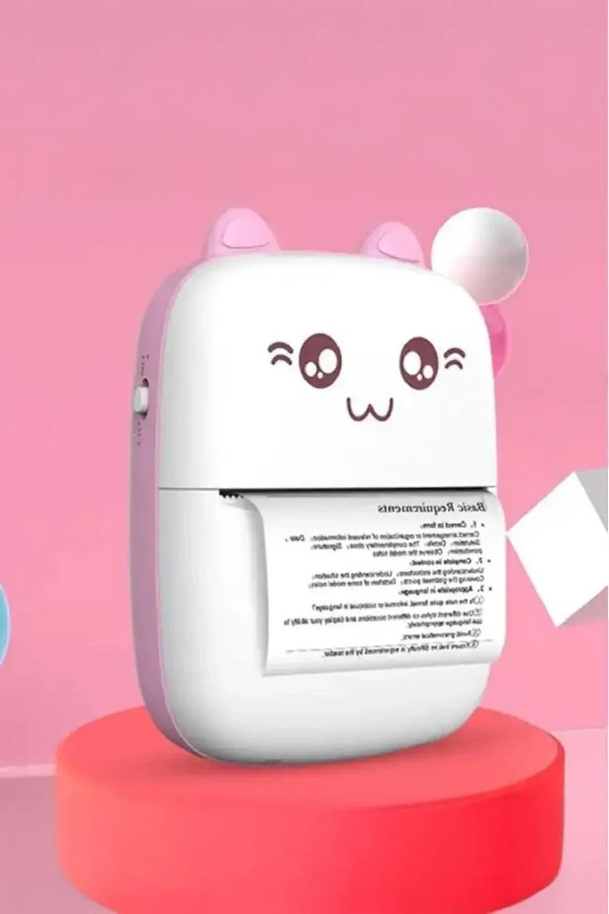C9 Pembe Mini Yazıcı Taşınabilir Termal Yazıcı Kablosuz Bağlantı Ap Kontrol Cep Yazıcısı - Just Cheap Store Görsel 3