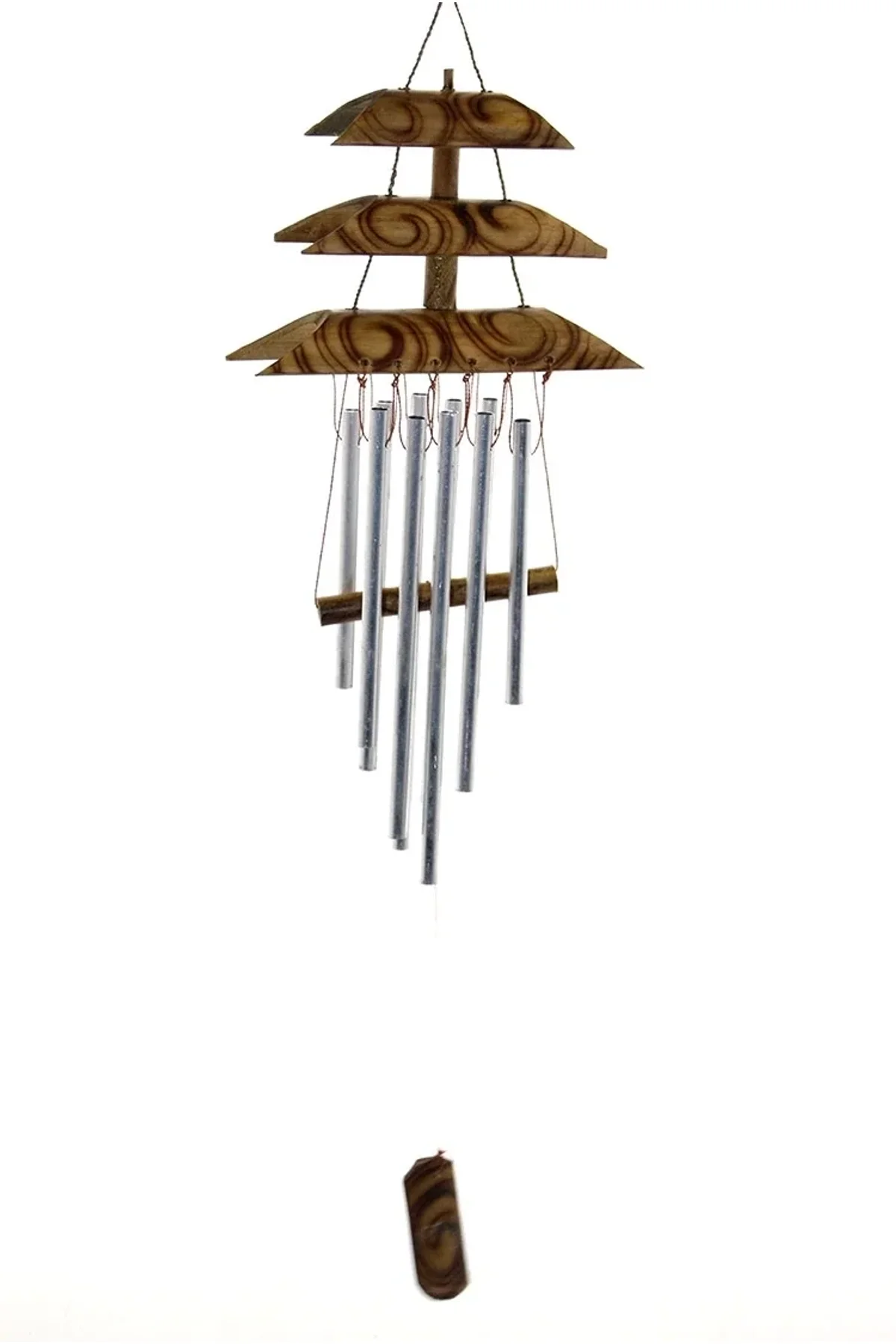 Bambu Metal Çanlı Rüzgar Çanı Repot-4 - Just Cheap Store Görsel 2