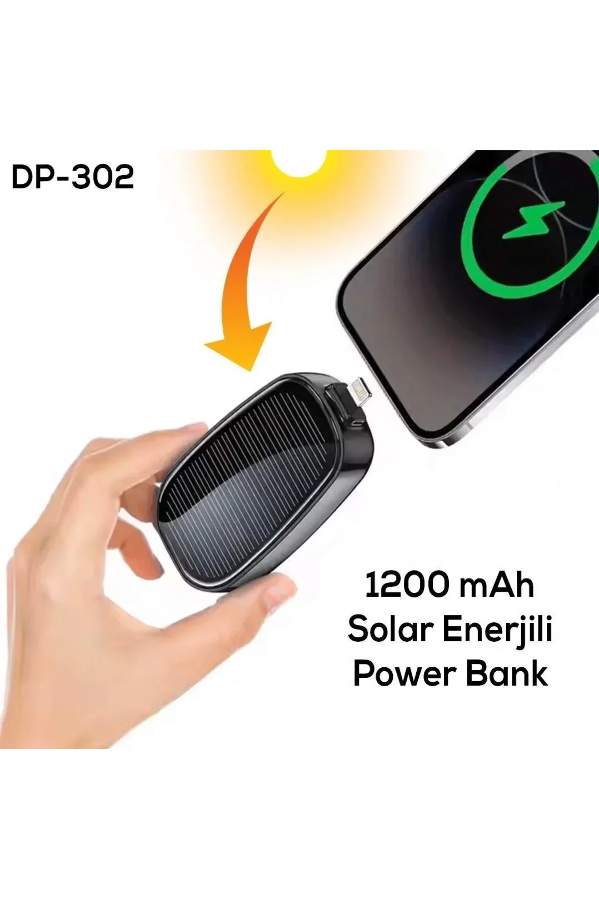 Güneş Enerjili Power Bank - Just Cheap Store Görsel 2
