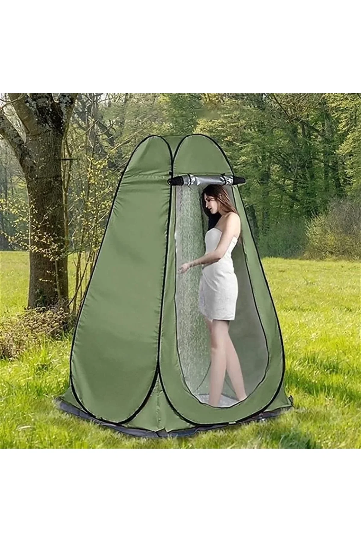 Kamp Alanı Duş Giyinme Wc Çadırı Fotoğrafcı Prova Kabini 190x120x120 - Just Cheap Store Görsel 2