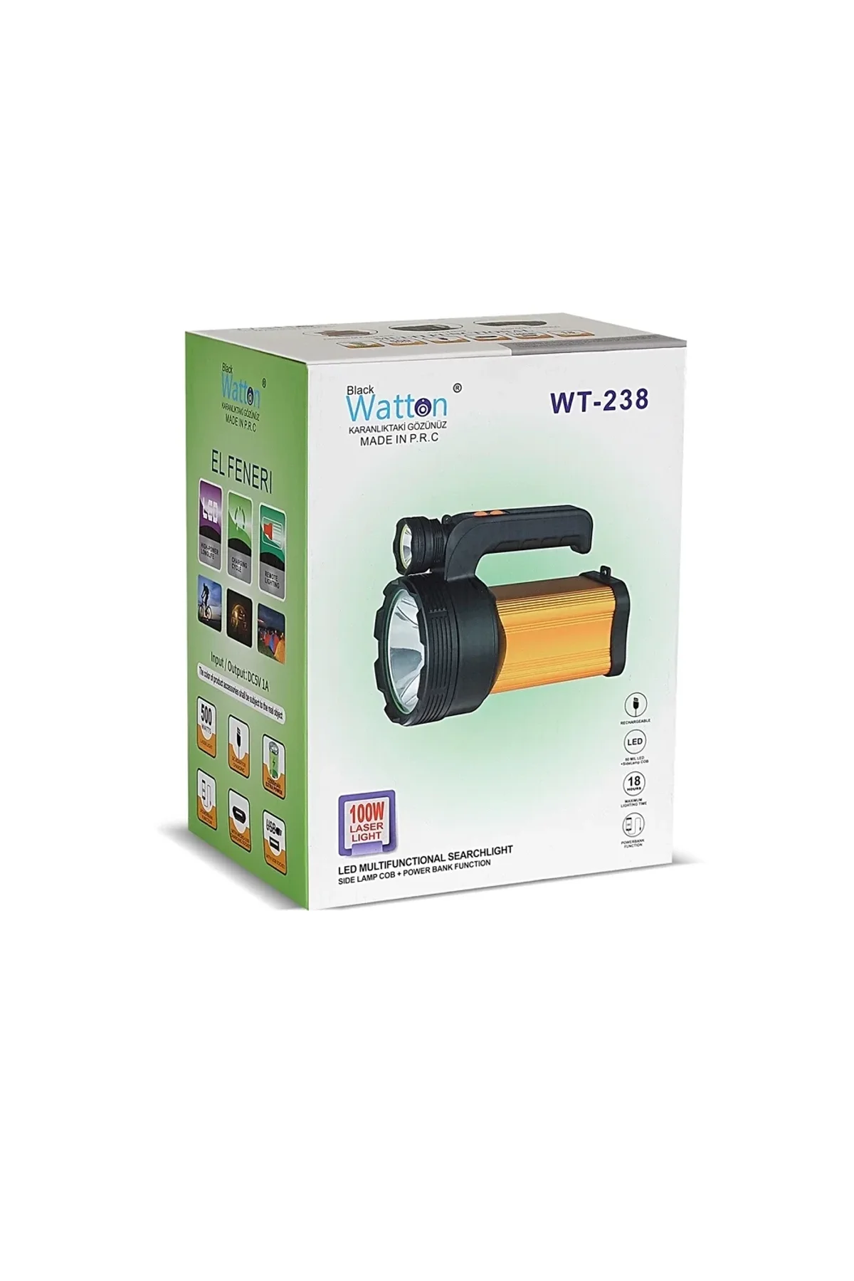Özel Av Balıkçı Feneri Wt-238 - Just Cheap Store Görsel 3