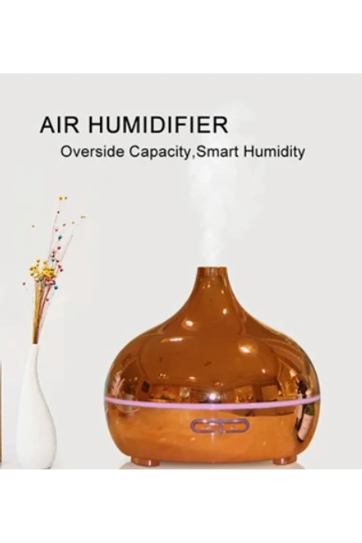 Hava Nemlendirici Parlak Gold Aromatik Oda Kokusu 550 Ml Kahve Aroma Difüzörü Buhar Nemlendırıcı - Just Cheap Store Görsel 5