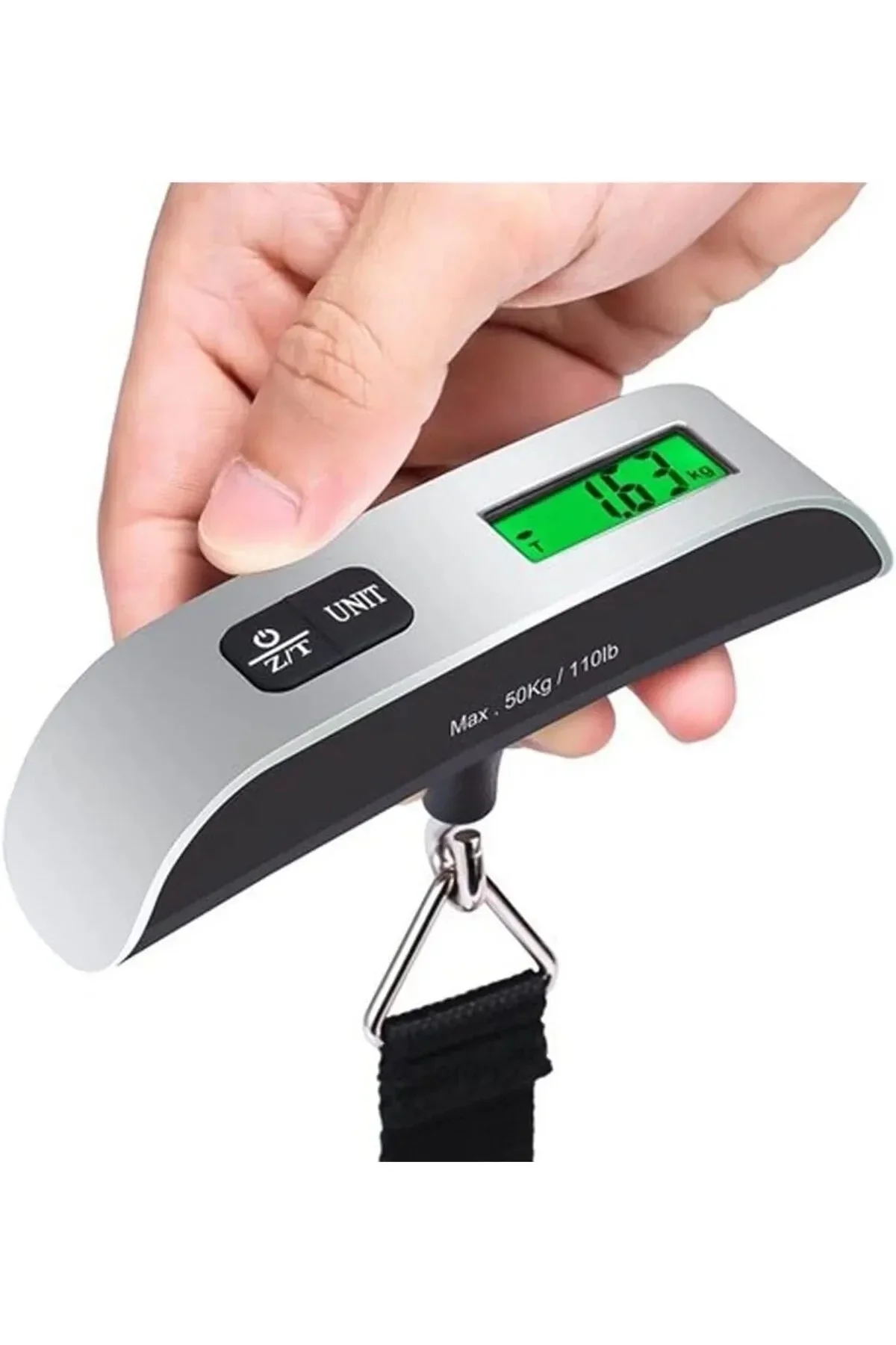 Dijital Işıklı Elektronik Askılı El Bagaj Tartısı Bavul Kantarı Seyahat Çantası 50kg - Just Cheap Store Görsel 2
