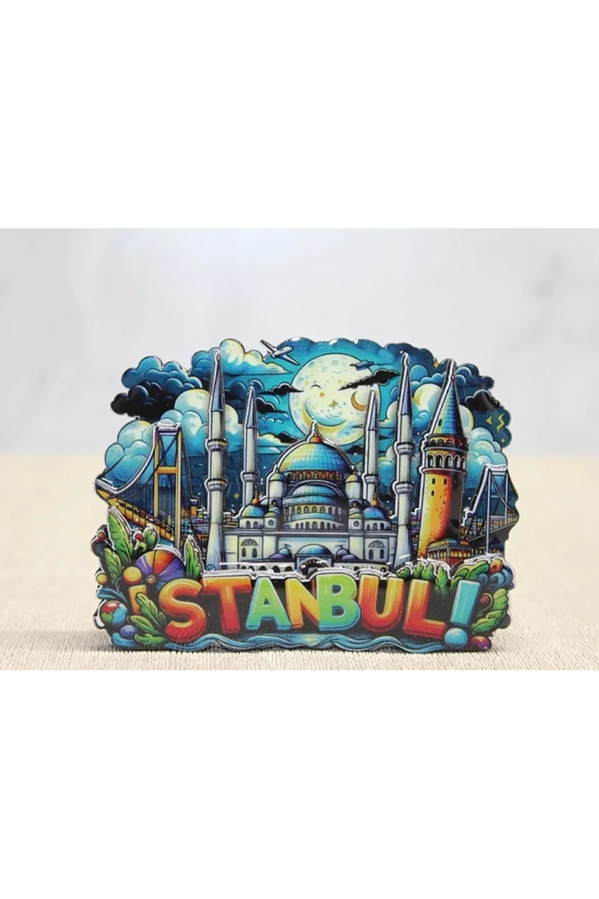 Ahşap İstanbul Temalı Magnet Alk4597