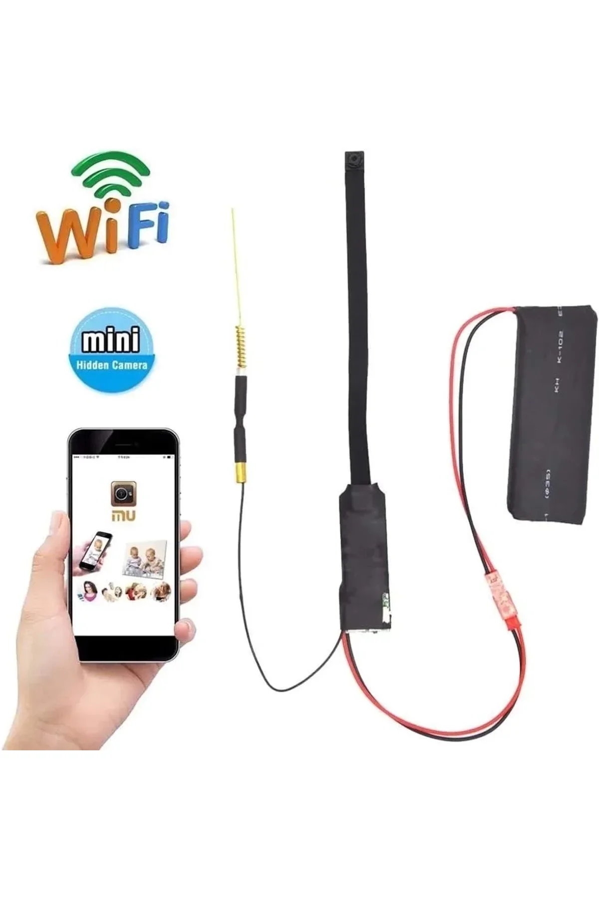 1080p Ip Modül Full Hd Wifi Kamera Güvenlik Bakıcı Kamerası - Just Cheap Store Görsel 3