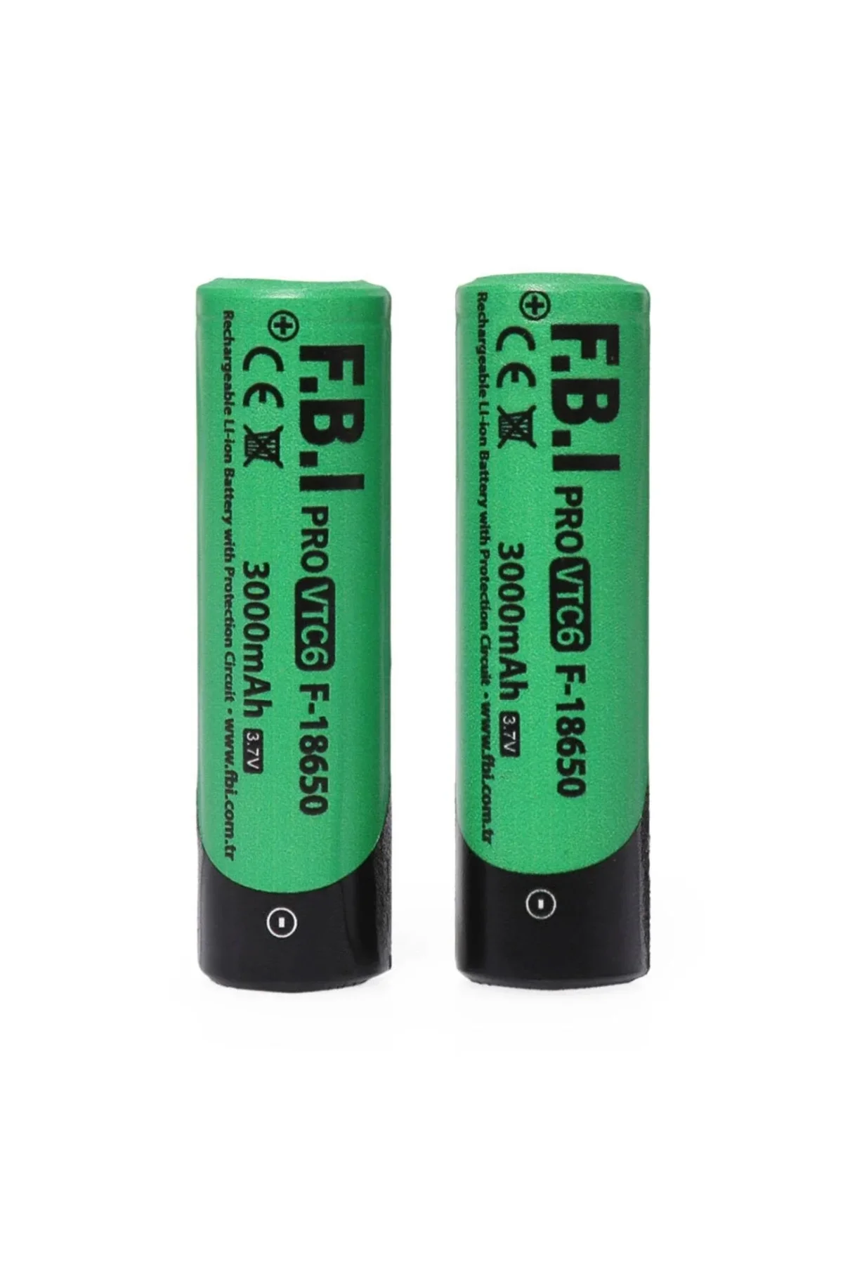 F.b.ı Vtc6 18650 3.7v 3000mah 30a Li-ion Şarjlı Pil + Pil Taşıma Kutusu 2'li Set - Just Cheap Store Görsel 2