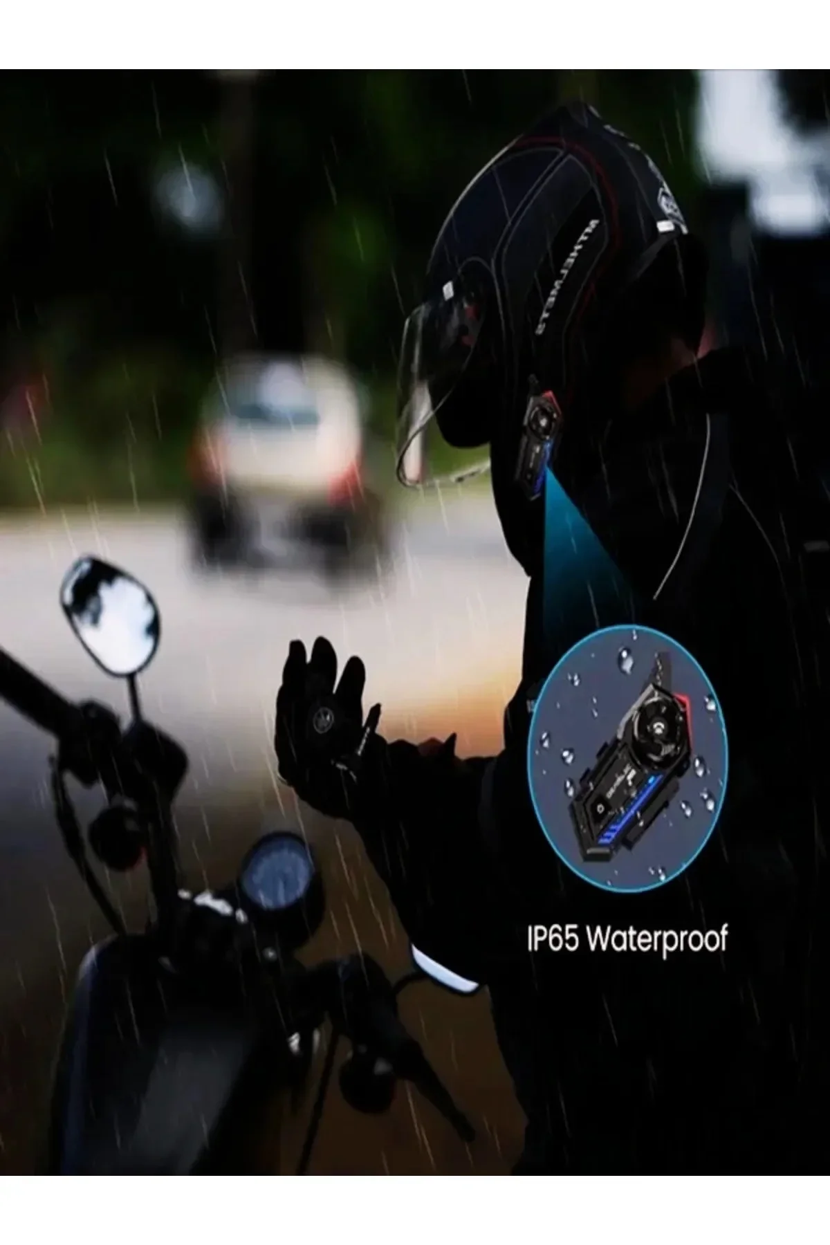 Vothoon Bt57 Motosiklet Kask Kulaklık Intercom Işıklı Motorsiklet Interkom - Just Cheap Store Görsel 4