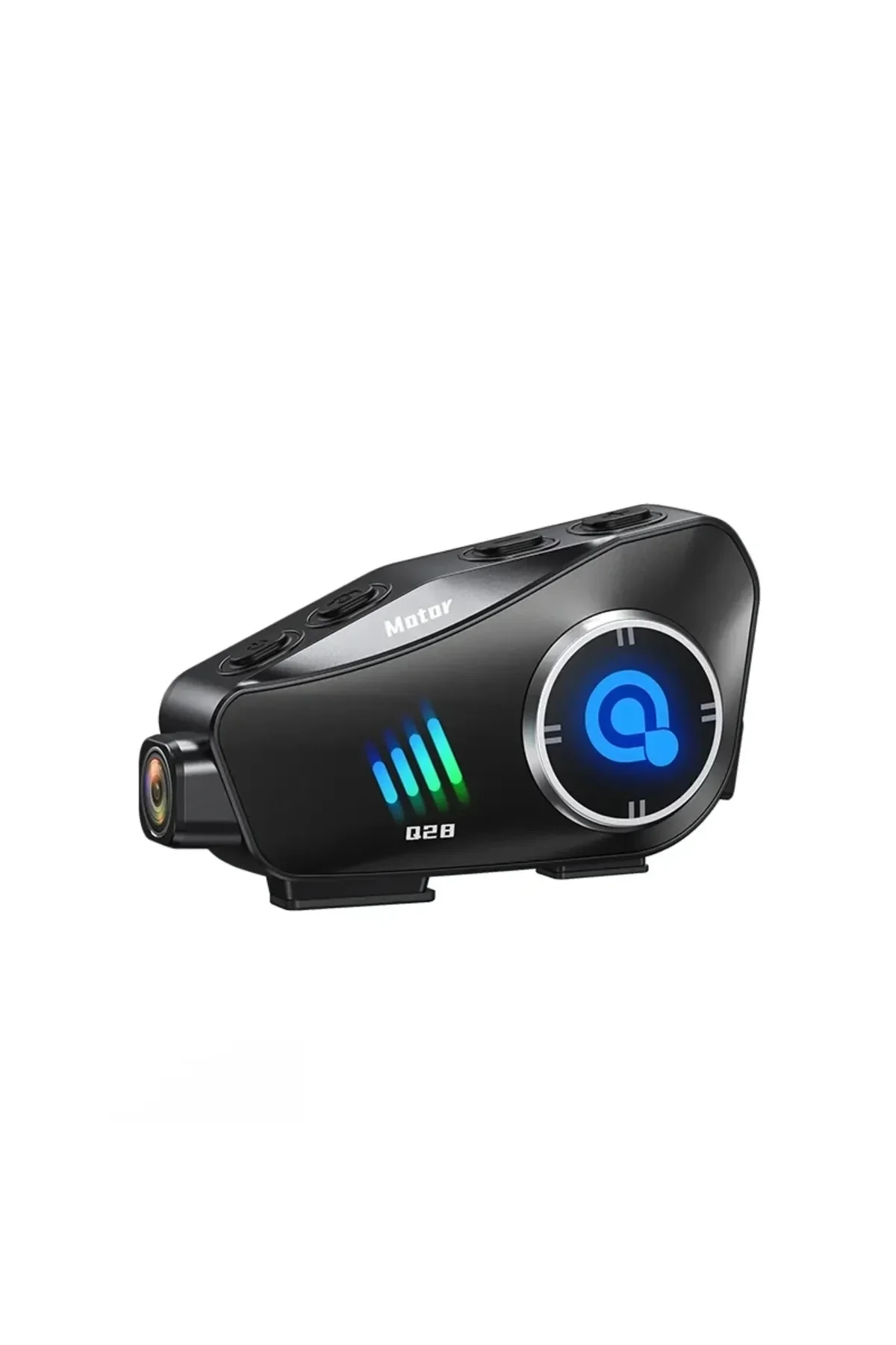 Q28 Motosiklet Kask Bluetooth Kulaklık 1080p Kamera Interkom Kulaklık Su Geçirmez Intercom - Just Cheap Store Görsel 2