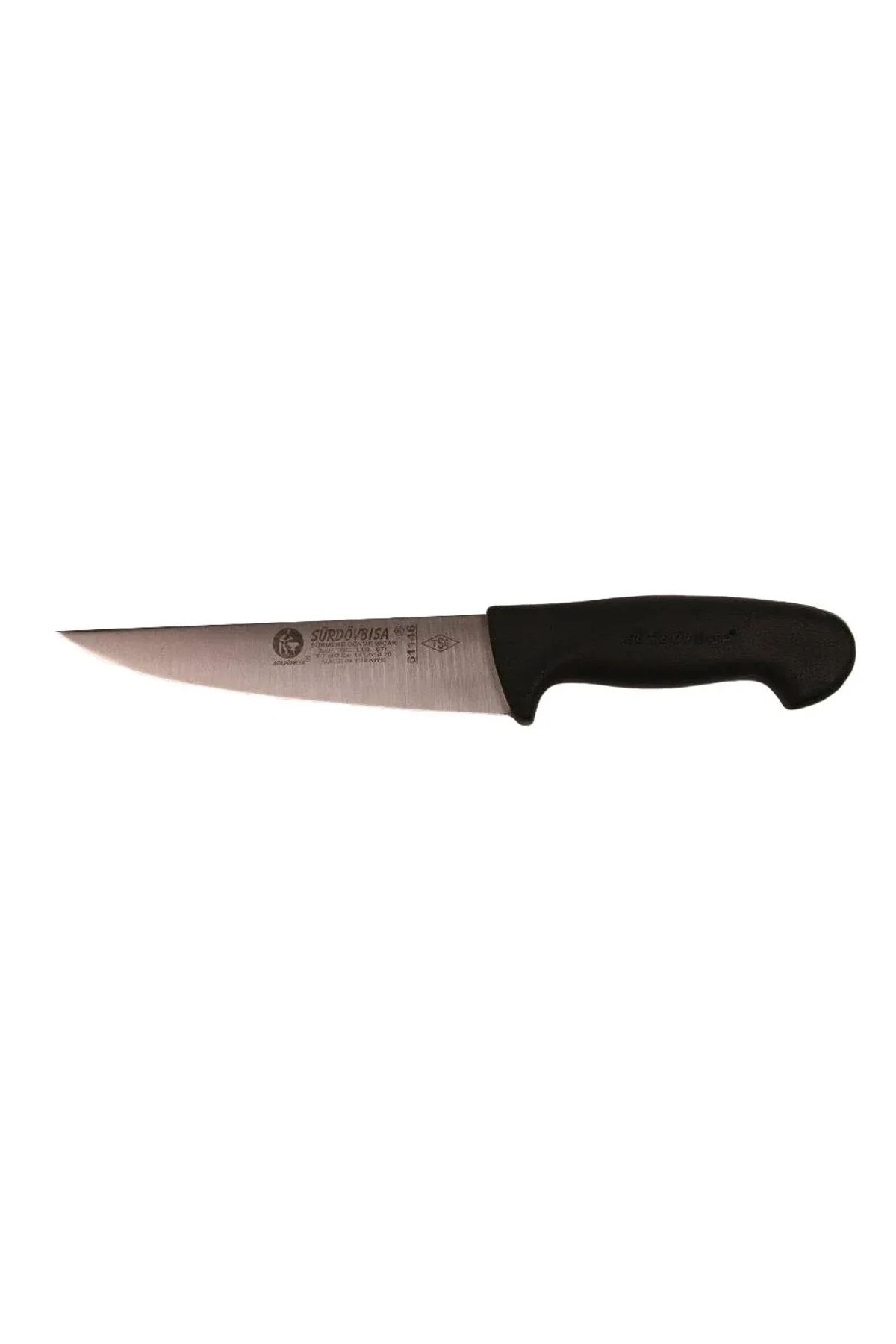 Sürmene 61046 Kasap Kurban Sıyırma Bıçağı 16.5 Cm, Plastik Sap