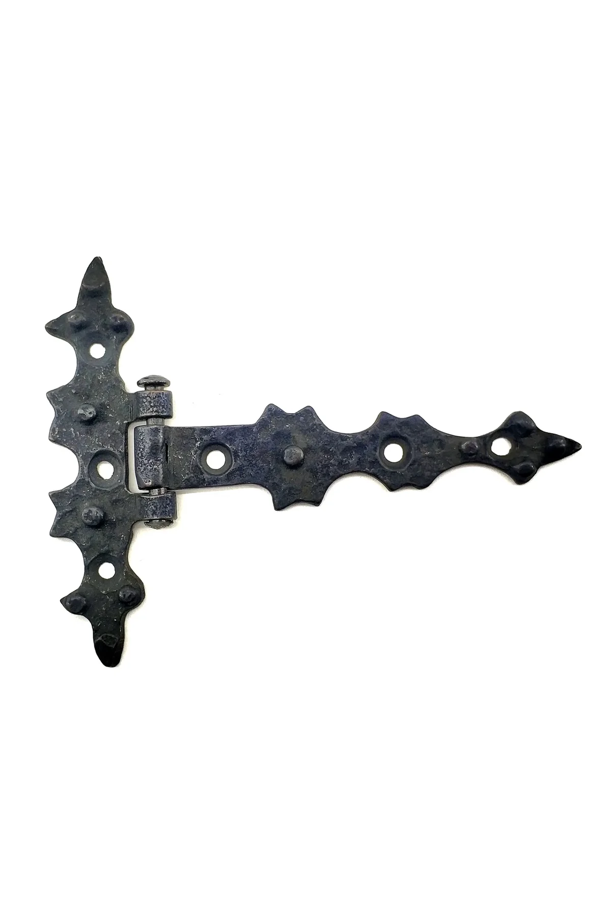 Antika Tarz Dekoratif Pirinç Yıldız Kuyruklu Menteşe - 85x110 Mm, Oksit