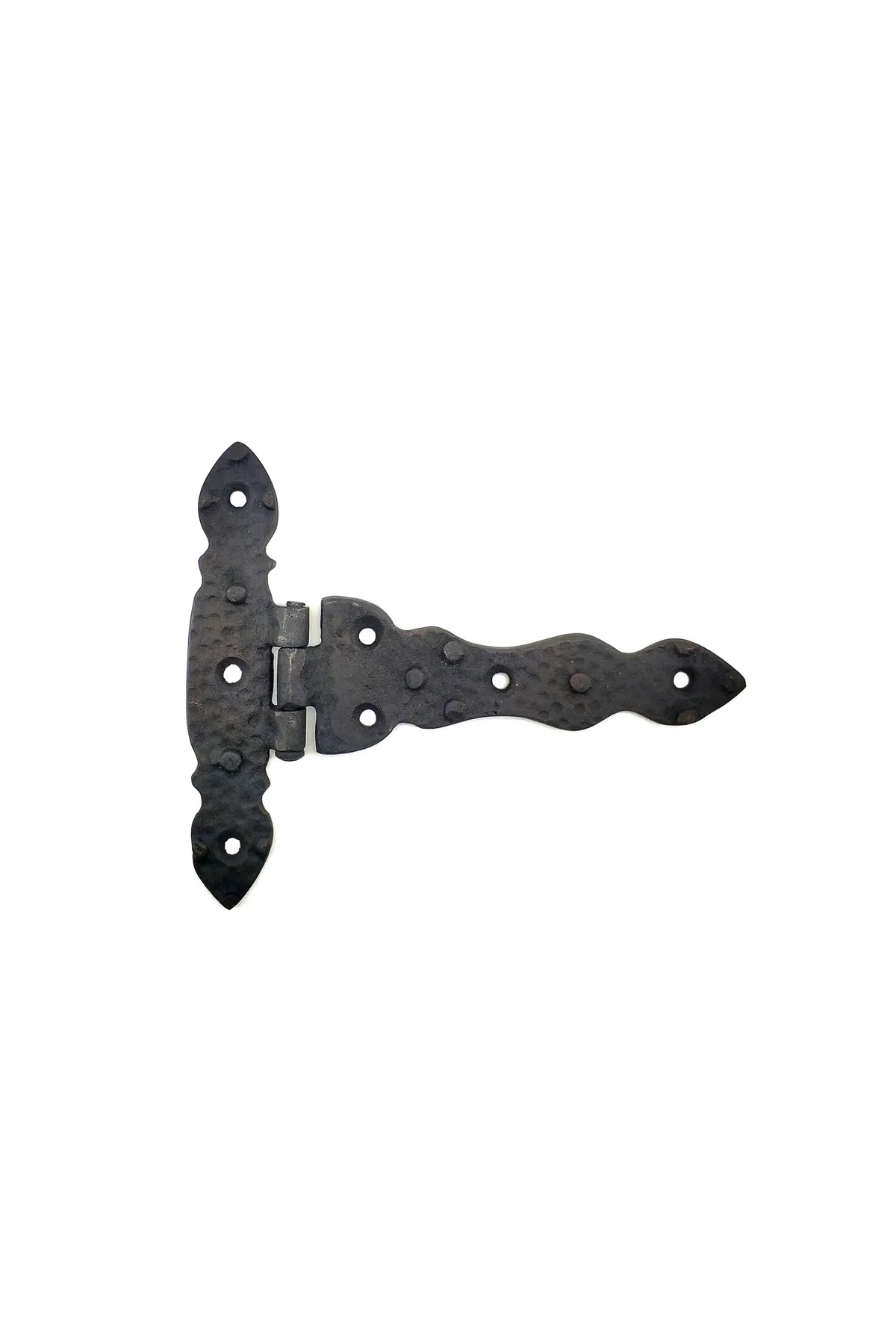 Antika Tarz Dekoratif Pirinç Kuyruklu Düğmeli Menteşe No2 - 138x167 Mm, Oksit