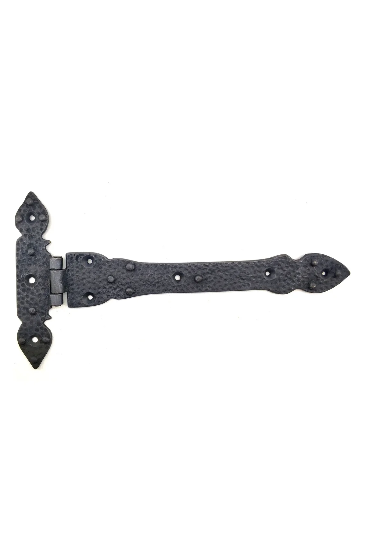 Antika Tarz Dekoratif Pirinç Kuyruklu Lale Menteşe - 147x193 Mm, Oksit