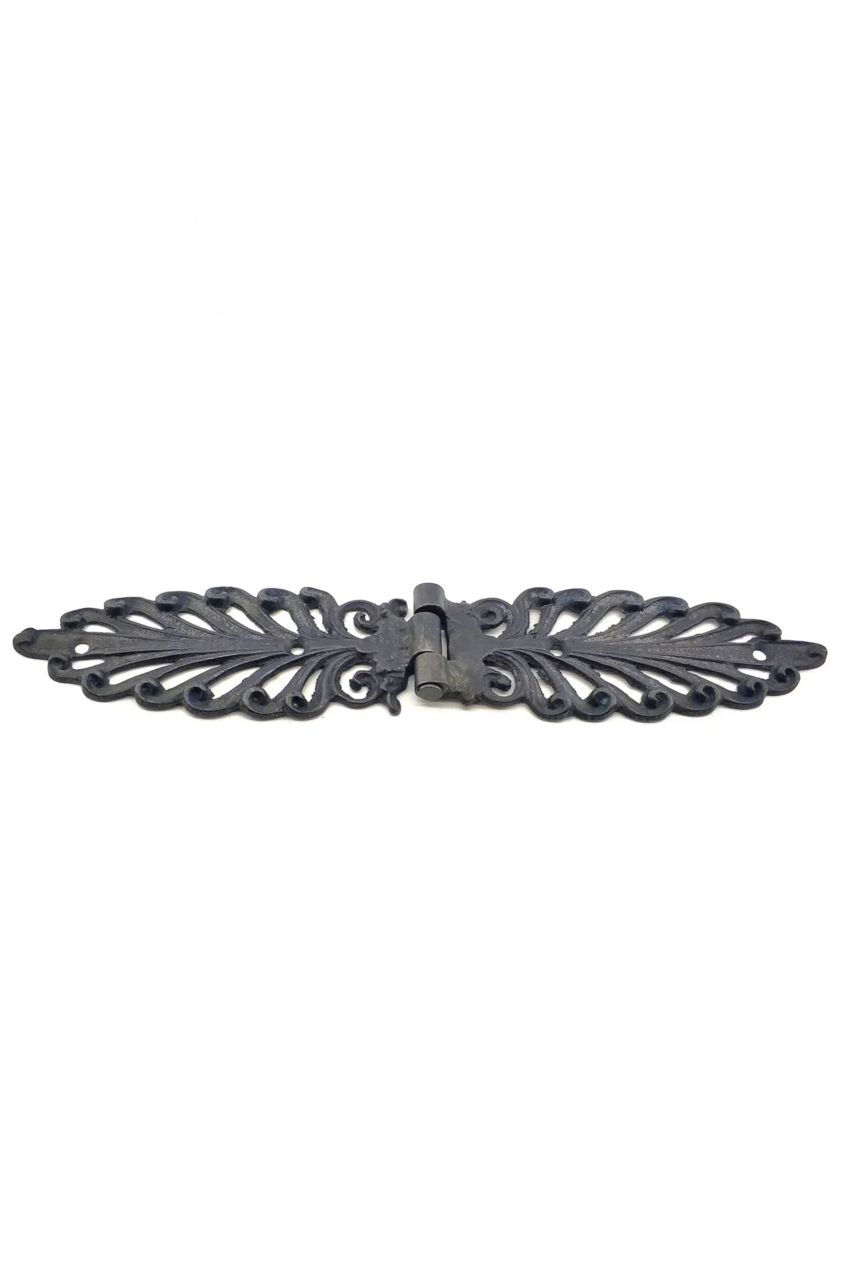 Antika Tarz Dekoratif Pirinç Yaprak Desenli Menteşe - 55x265 Mm, Oksit - Just Cheap Store Görsel 2