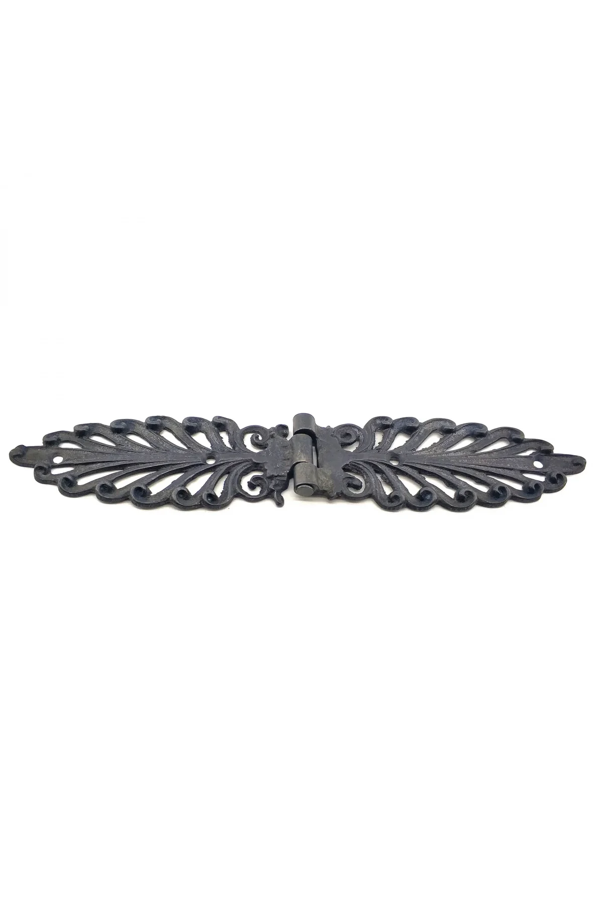Antika Tarz Dekoratif Pirinç Yaprak Desenli Menteşe - 55x265 Mm, Oksit - Just Cheap Store Görsel 3