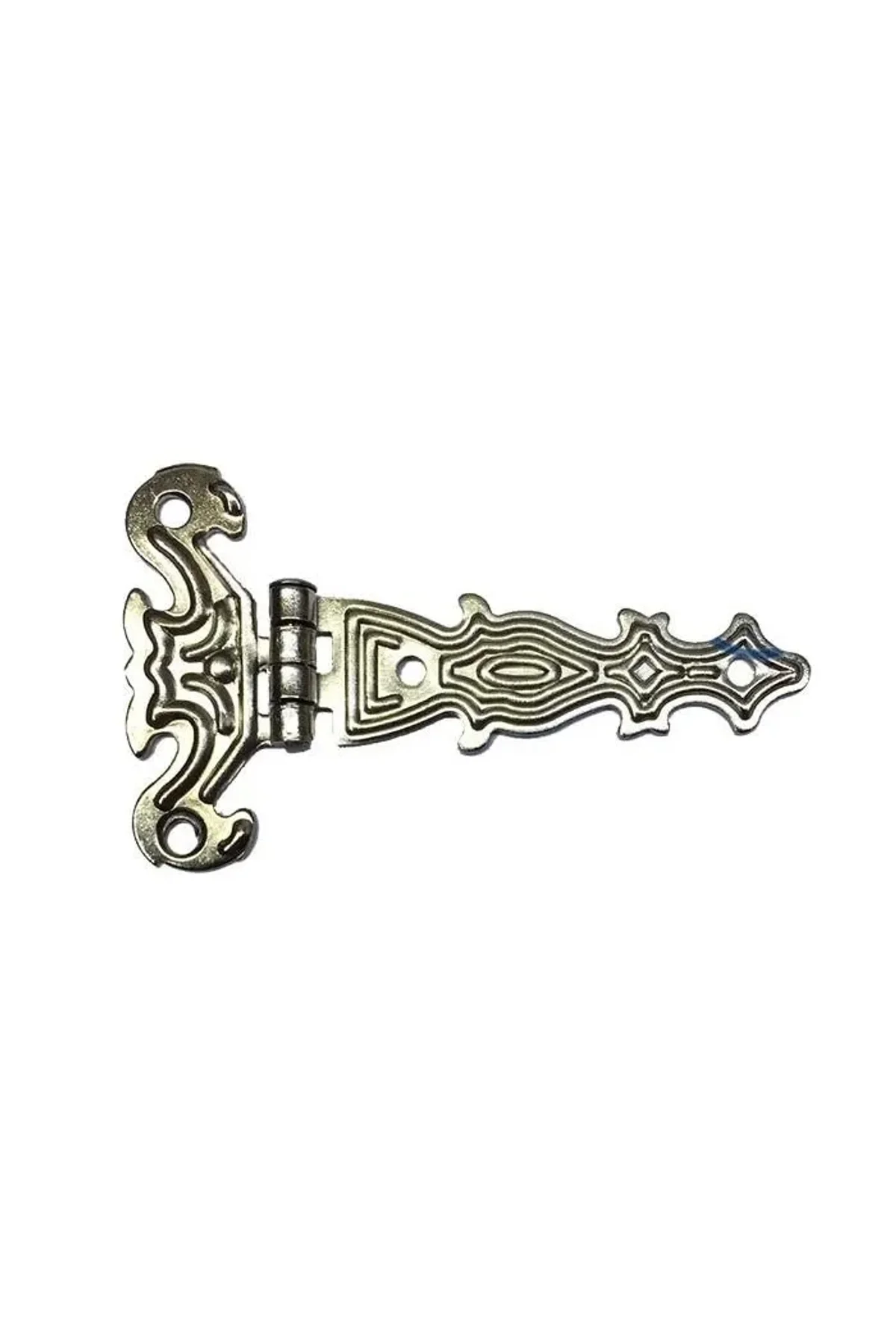 Dekoratif, Sac Tek Kuyruklu Menteşe - 40x68 Mm, Küçük, Nikel, 100 Adet - Just Cheap Store Görsel 2