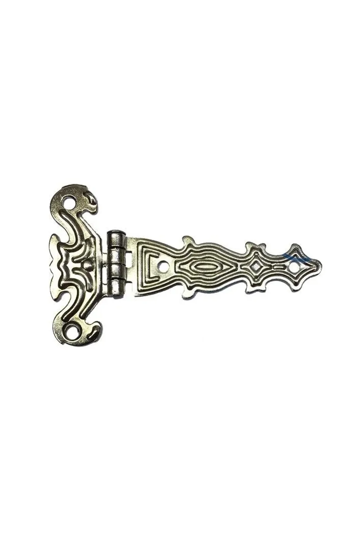 Dekoratif, Sac Tek Kuyruklu Menteşe - 40x68 Mm, Küçük, Nikel, 100 Adet - Just Cheap Store Görsel 3
