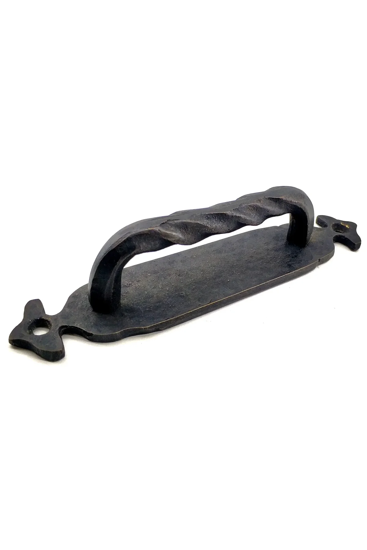 Antika Tarz Dekoratif Pirinç Burgulu Çekme Kol - 148x33 Mm, Oksit - Just Cheap Store Görsel 2