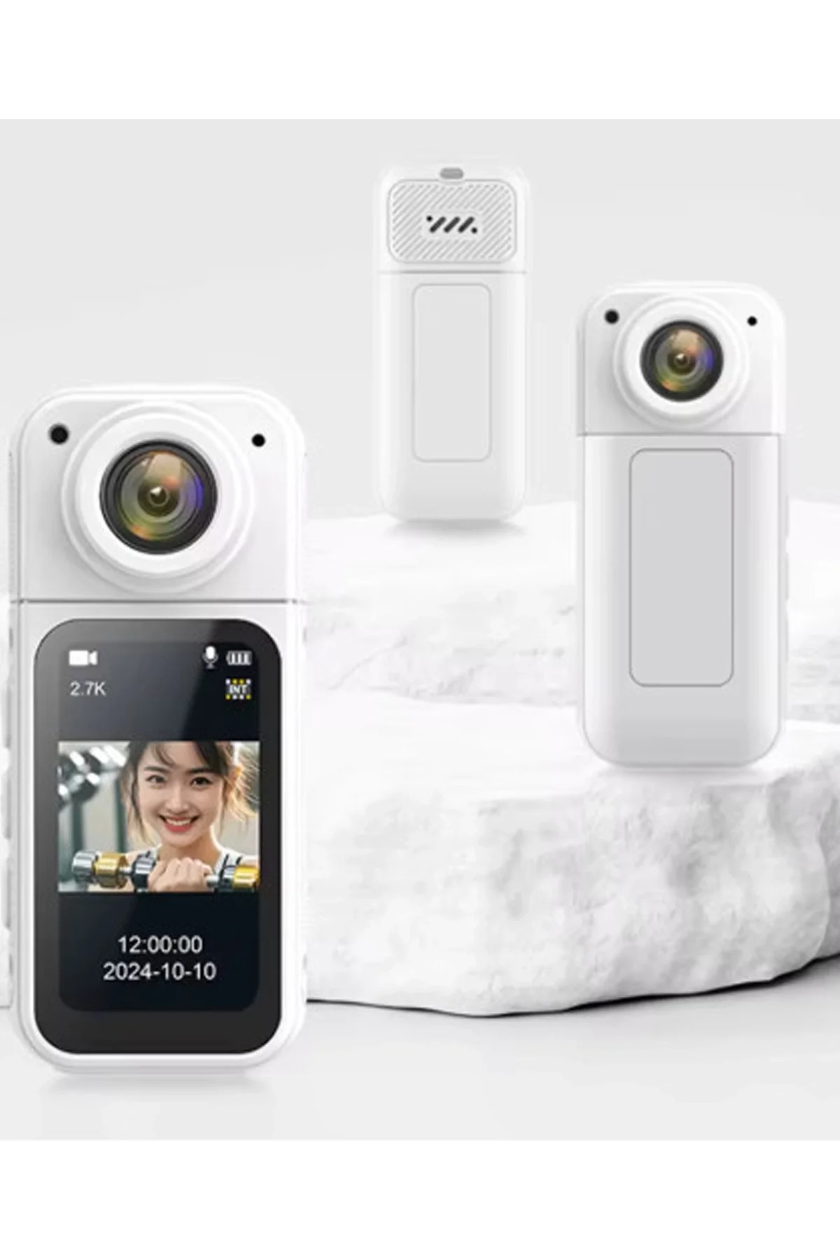 S70 Mıknatıslı Yaka Kamerası Hd Kalite, 30 Fps, Kolay Bağlantı, Boyun Askısı 2.7k Siyah - Just Cheap Store Görsel 4