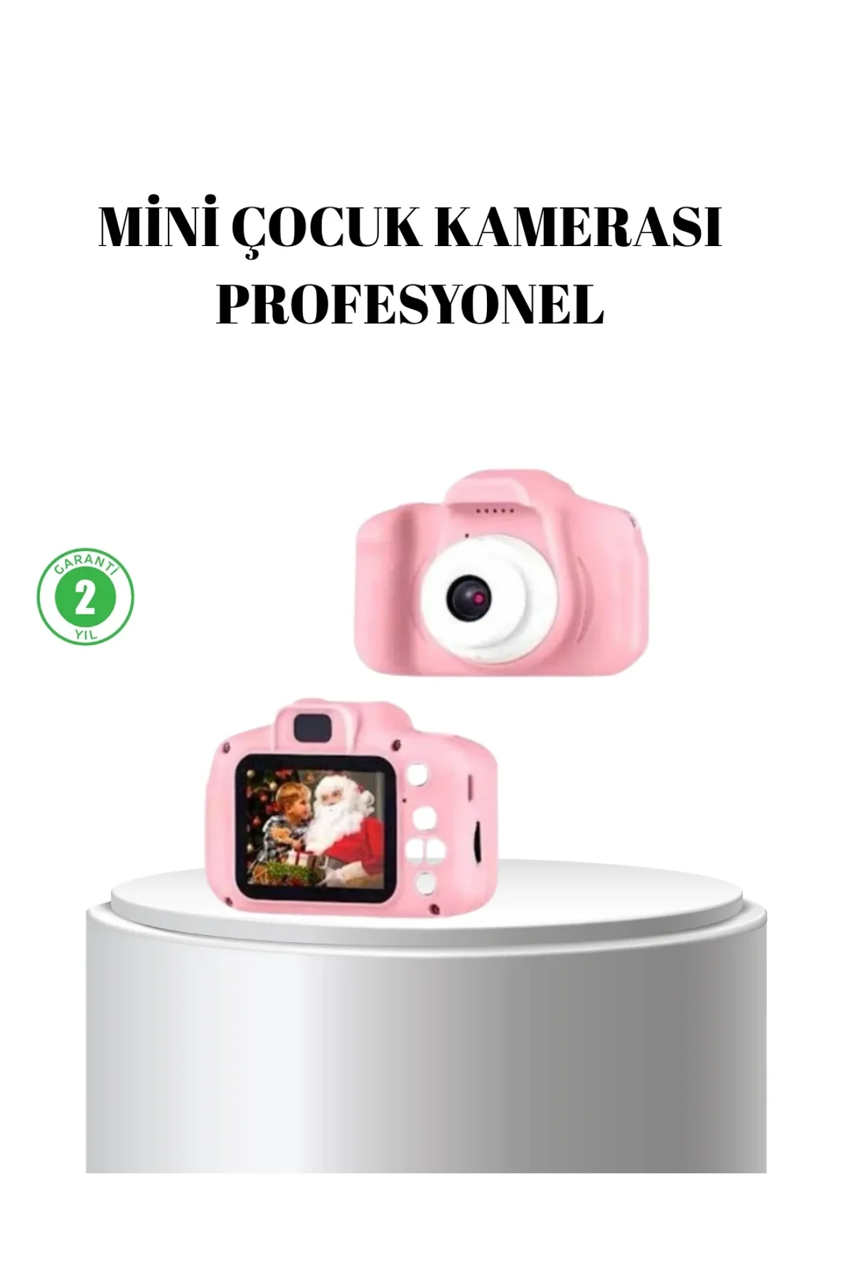 Pembe Mini 1080p Hd Çocuk Kamera – 8mp, Video Kaydı,tf Kart Destekli - Just Cheap Store Görsel 2
