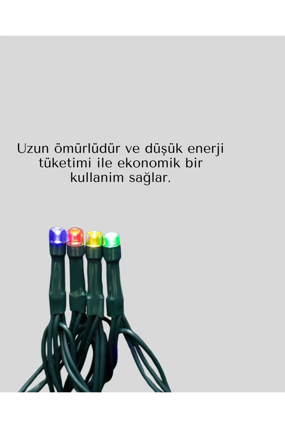 Noel Ve Parti Dekorasyonu İçin 2x2 Led Perde Işık – 8 Fonksiyonlu - Just Cheap Store Görsel 3