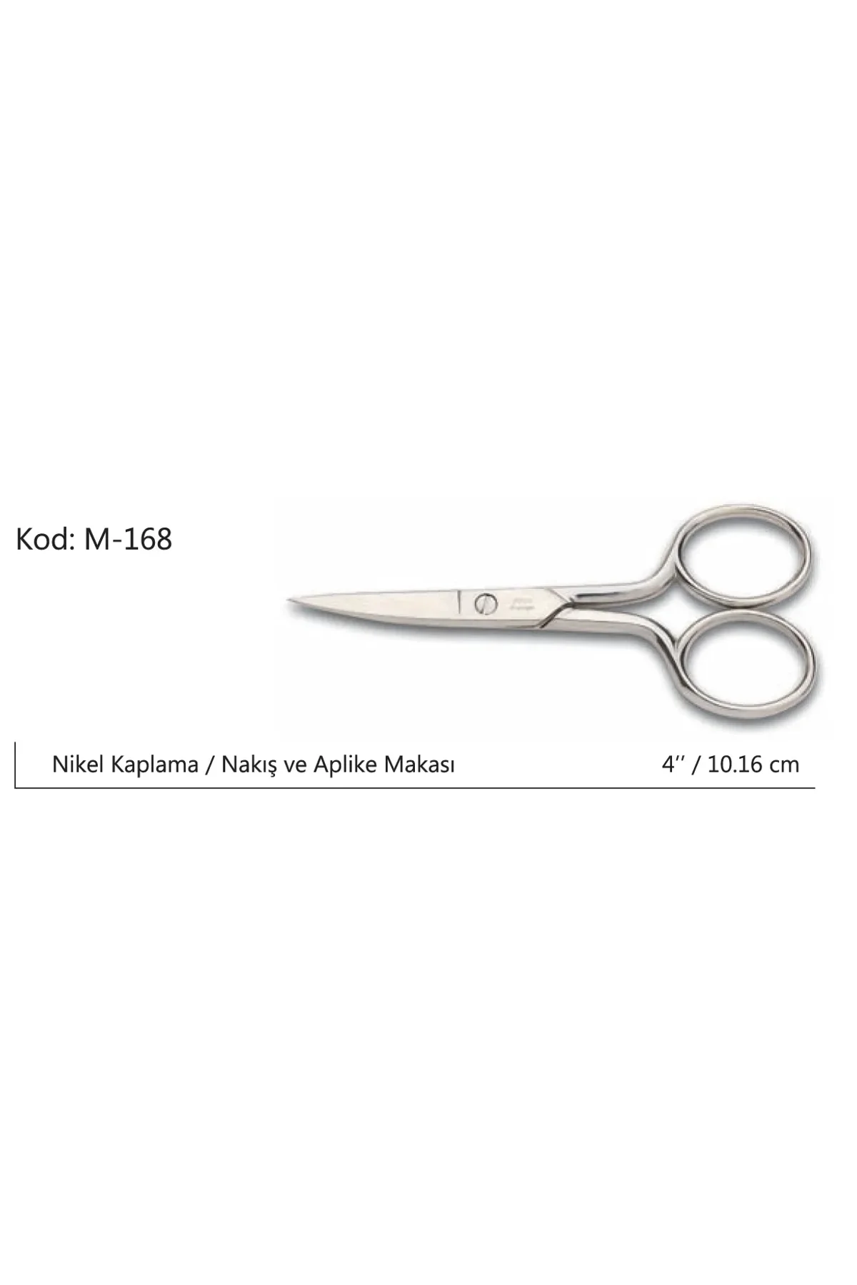 Europe Kalın Nakış Makası Süper Kalite No:4 10,16 Cm