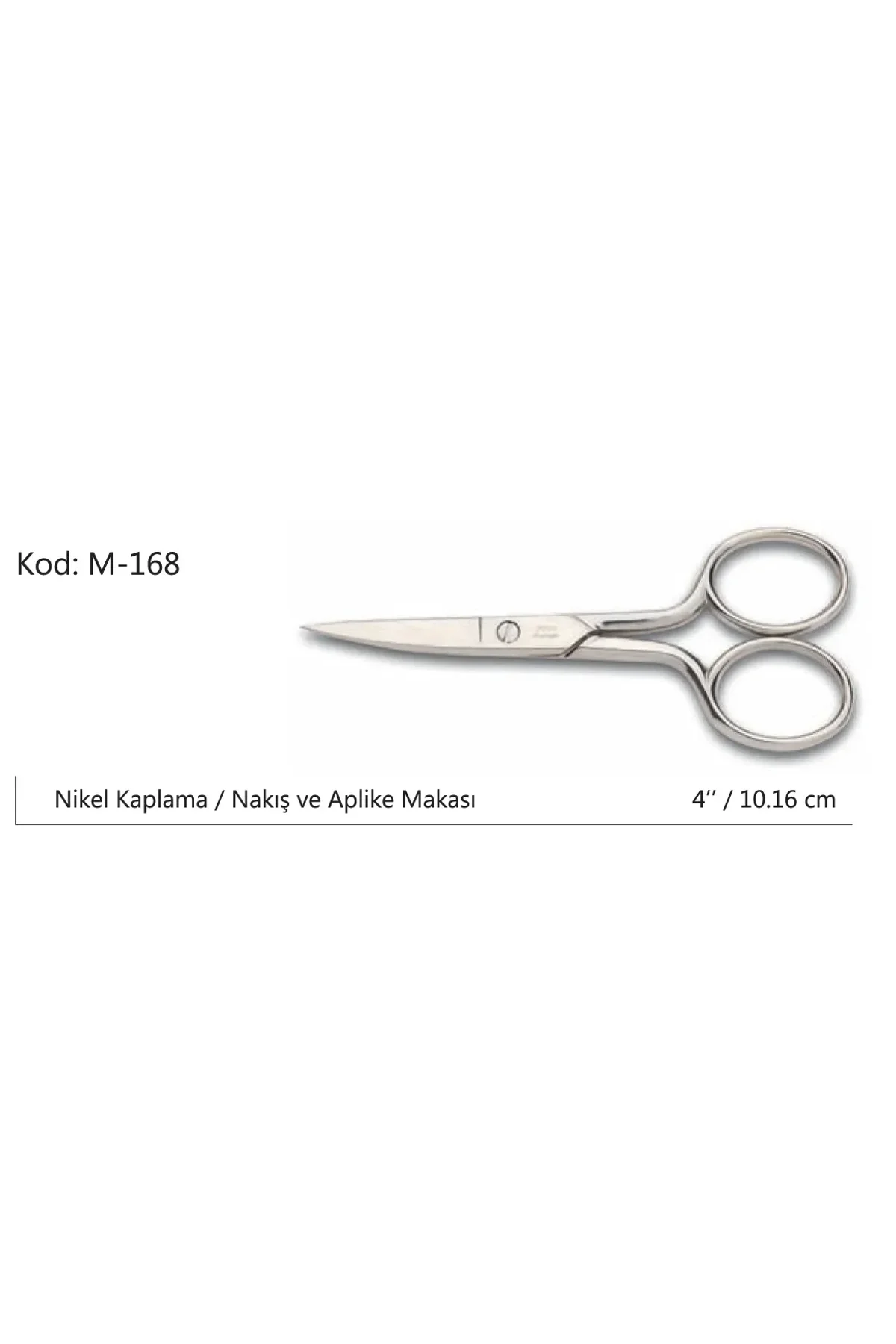 Europe Kalın Nakış Makası Süper Kalite No:4 10,16 Cm - Just Cheap Store Görsel 2