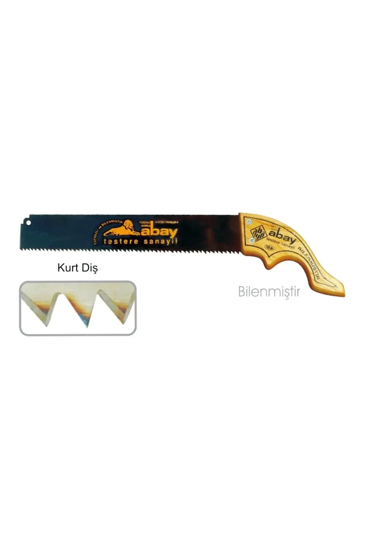Kurt Diş El Testere 38 Cm - Ahşap Sap