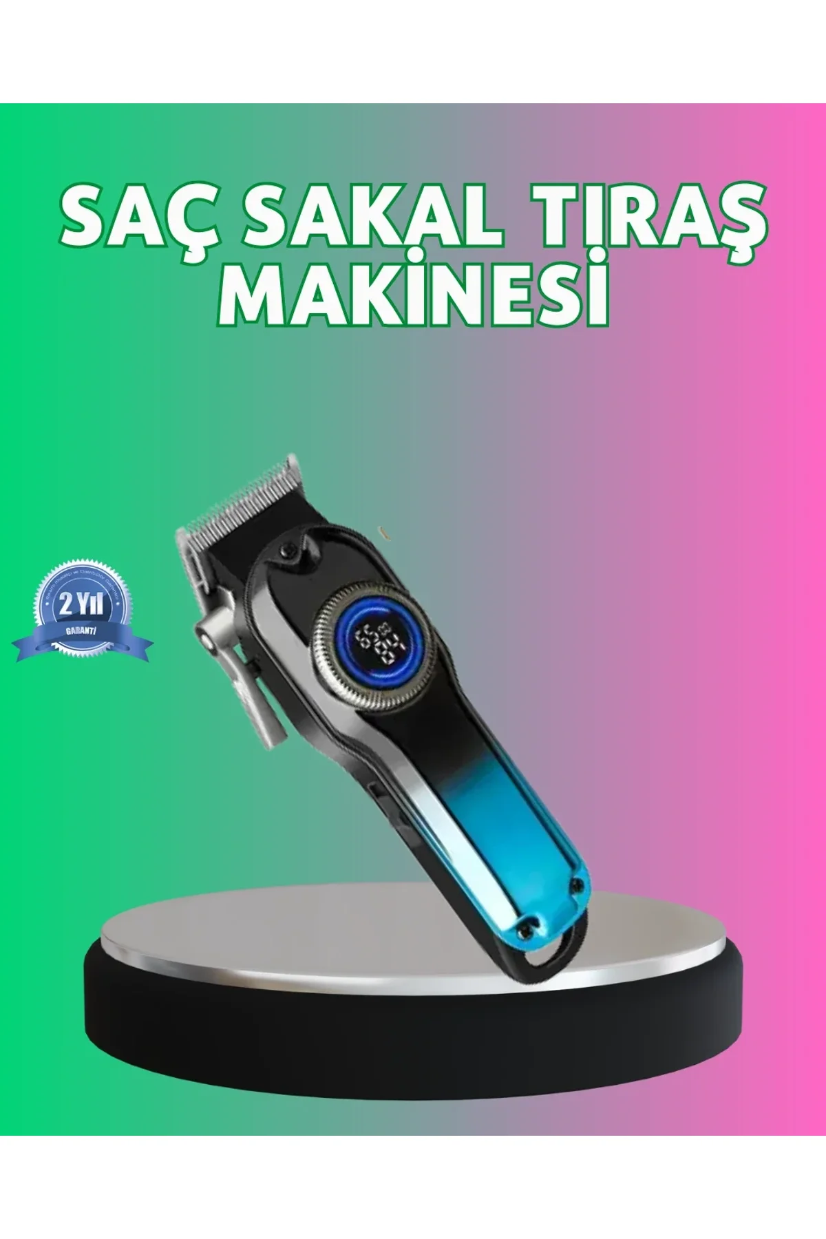 4 Limit Tarağı Ve Ayarlanabilir Kesim Uzunluğu Saç Makinesi - Just Cheap Store Görsel 2