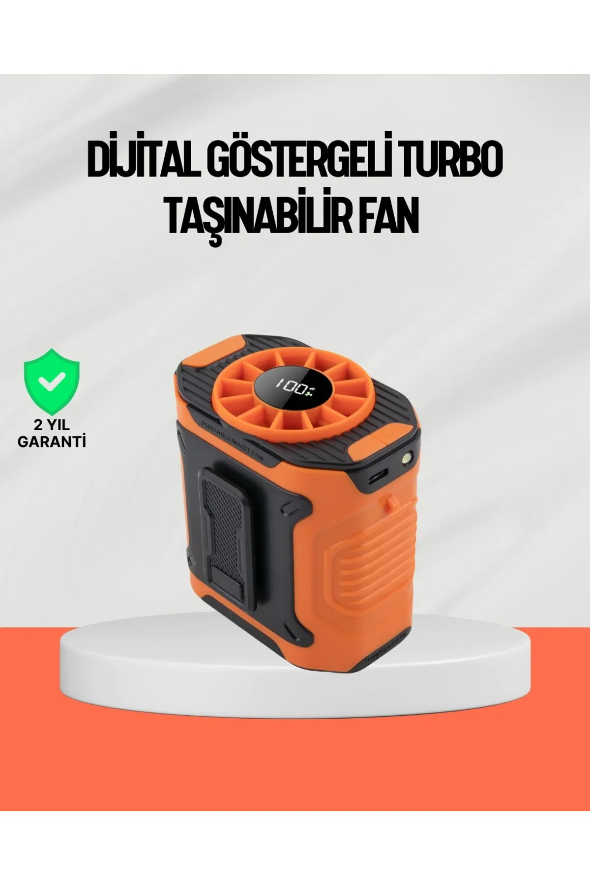 Usb Şarjlı Güçlü Hız Ayarlı El Ve Bel Fanı - Just Cheap Store Görsel 2