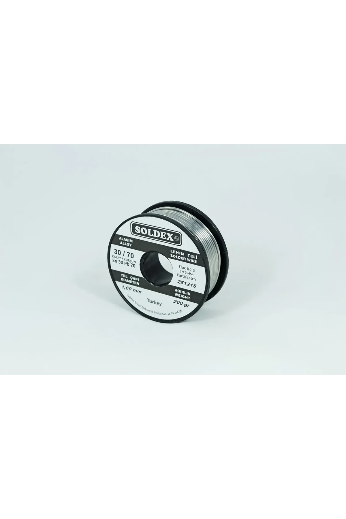 30-70 Lehim Teli 200 Gr 1,6 Mm Sn:30 - Pb:70