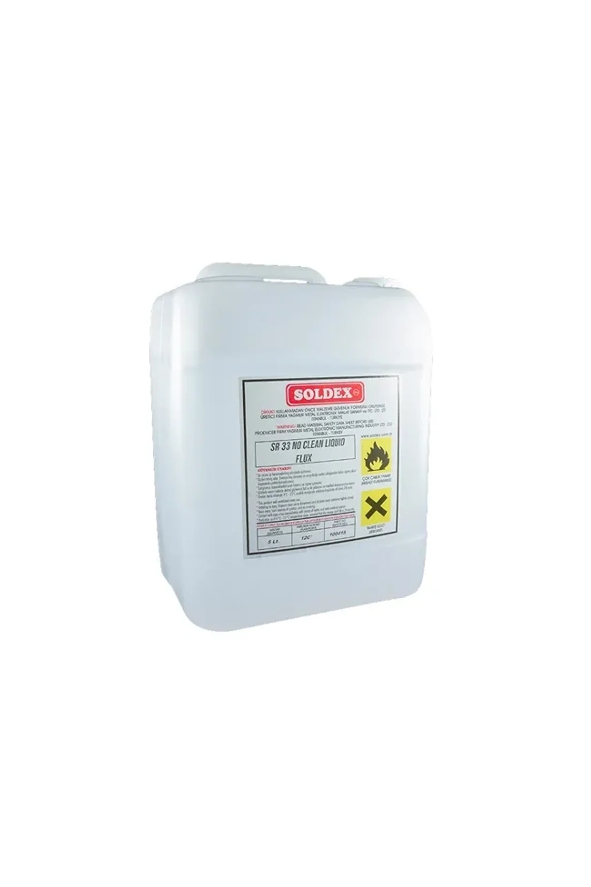No Clean Flux 5 Lt Sr33 - Temizleme Gerektirmeyen Lehim Suları