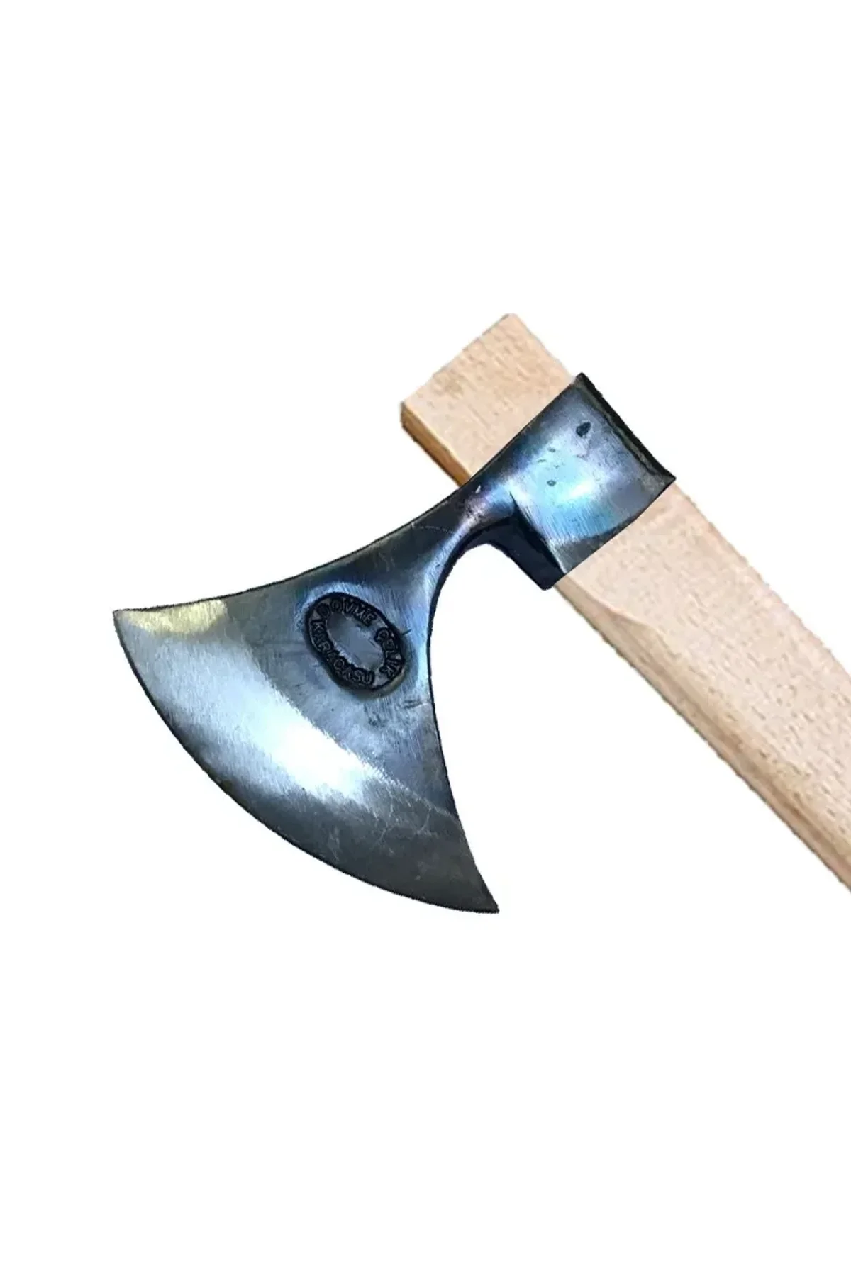 Karacasu Saplı Ay Balta 90 Cm - Dövme Çelikten - Just Cheap Store Görsel 2