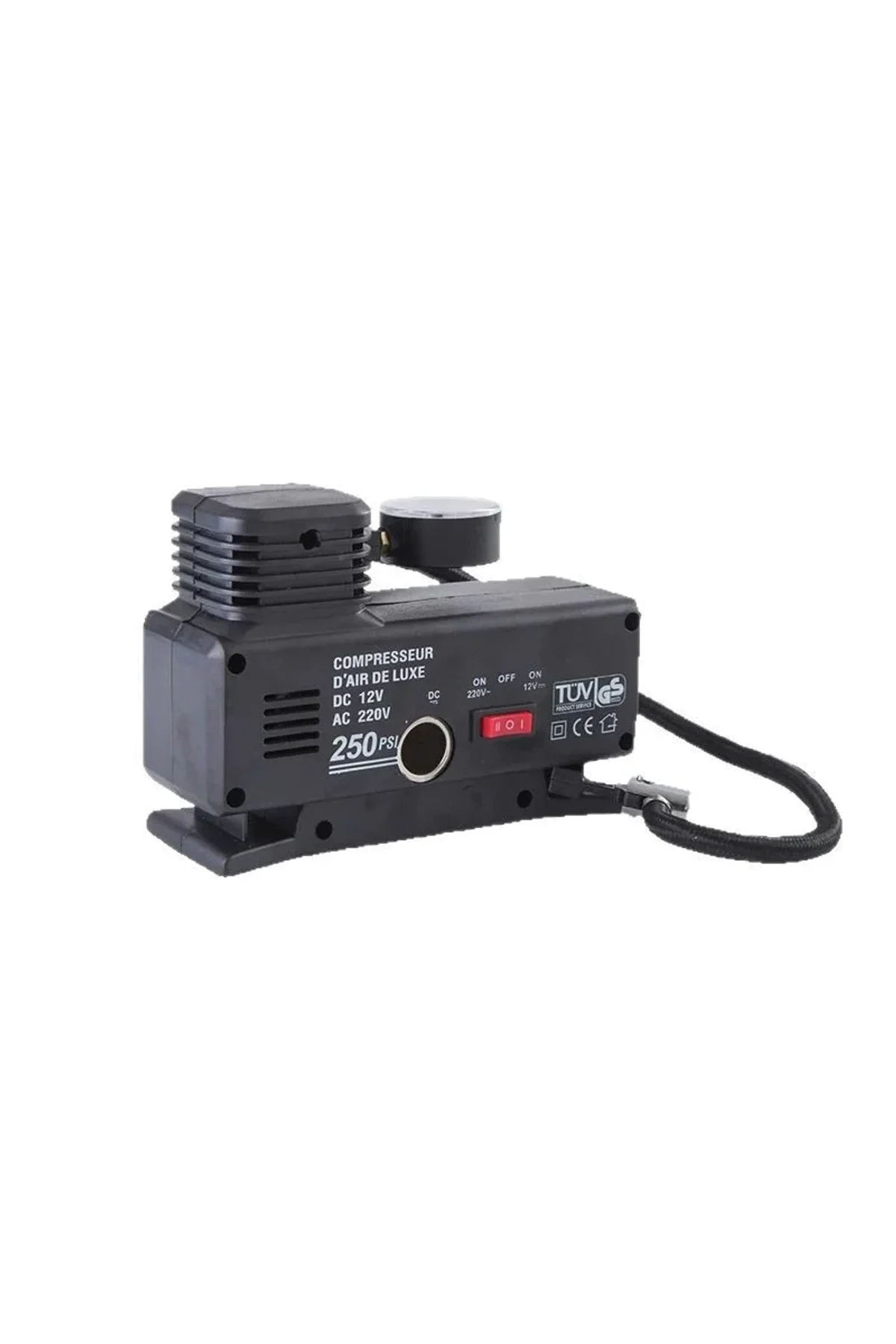 220v Ile 12v Oto Elektriği Çalışan Hava Lastik Şişirme Kompresörü 250 Psı Çok Amaçlı Yol Yardımı - Just Cheap Store Görsel 4