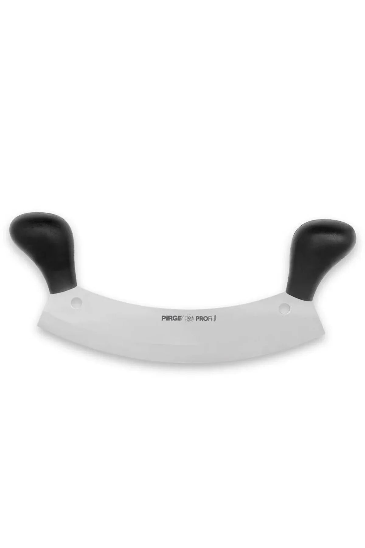 71120 Profi Kıyma, Pizza Satır, Zırh Bıçağı 26 Cm - Siyah Çift Saplı