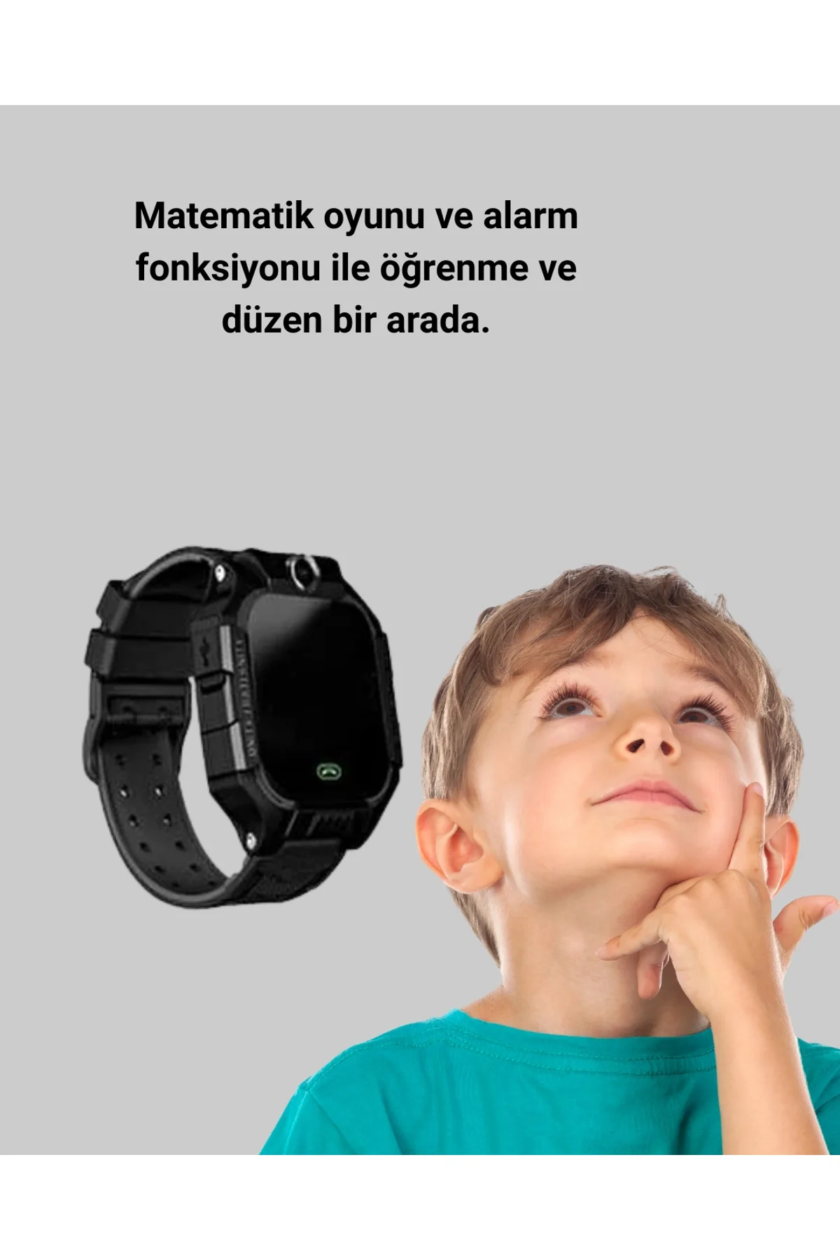 S10 Akıllı Çocuk Saati Siyah - Just Cheap Store Görsel 4