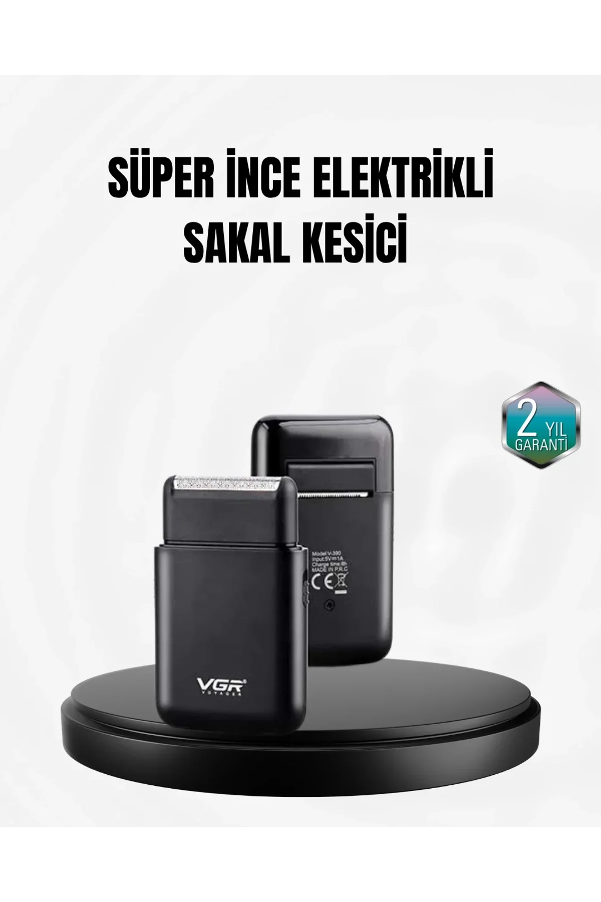 Taşınabilir Elektrikli Tıraş Makinesi Usb Şarjlı 5w Motor Ve 0.3 Mm Hassas Kesim - Just Cheap Store Görsel 2