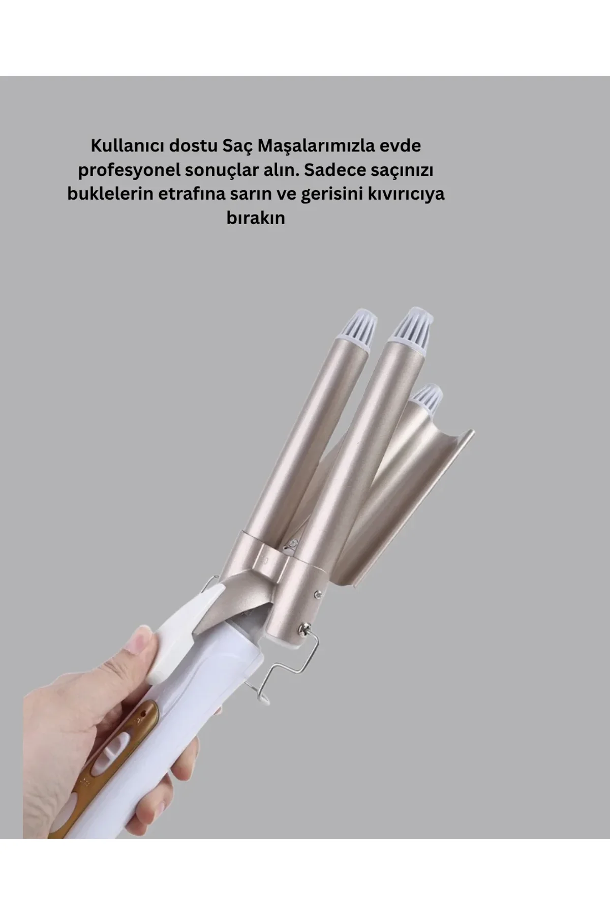 Profesyonel Kullanıma Uygun Bukle Maşası - Just Cheap Store Görsel 3