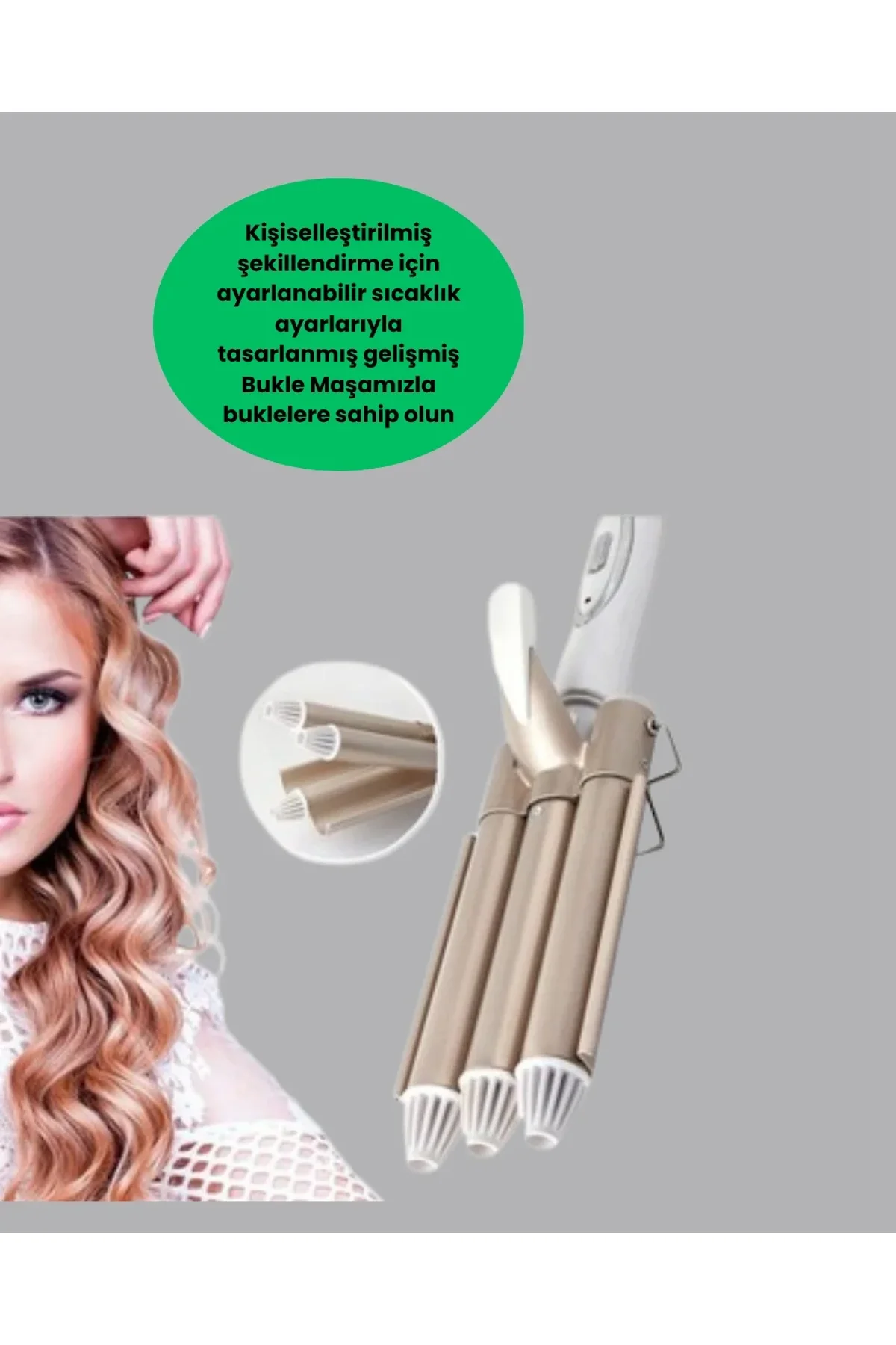 Profesyonel Kullanıma Uygun Bukle Maşası - Just Cheap Store Görsel 5
