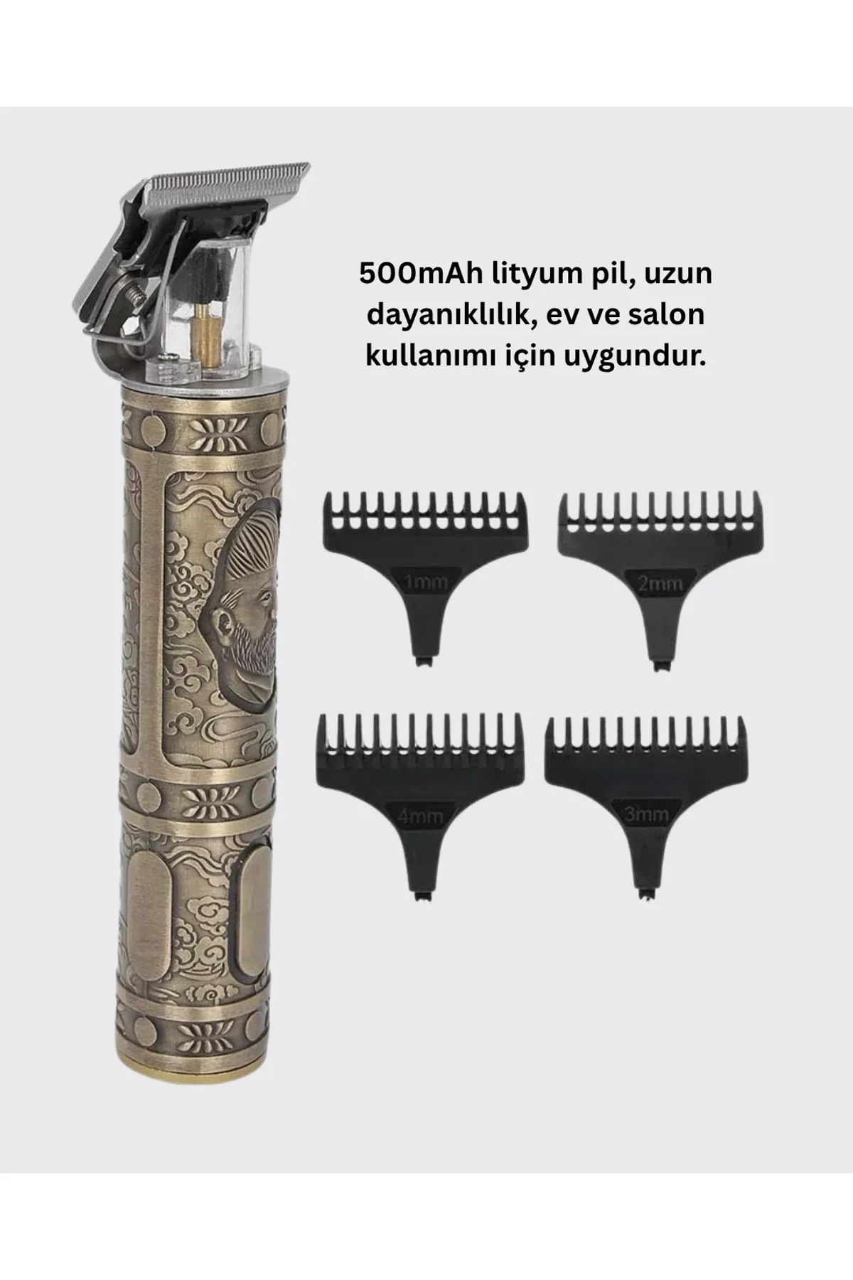 Dayanıklı Çelik Kafa Ve Güçlü Motorlu Saç Sakal Makinesi - Just Cheap Store Görsel 4