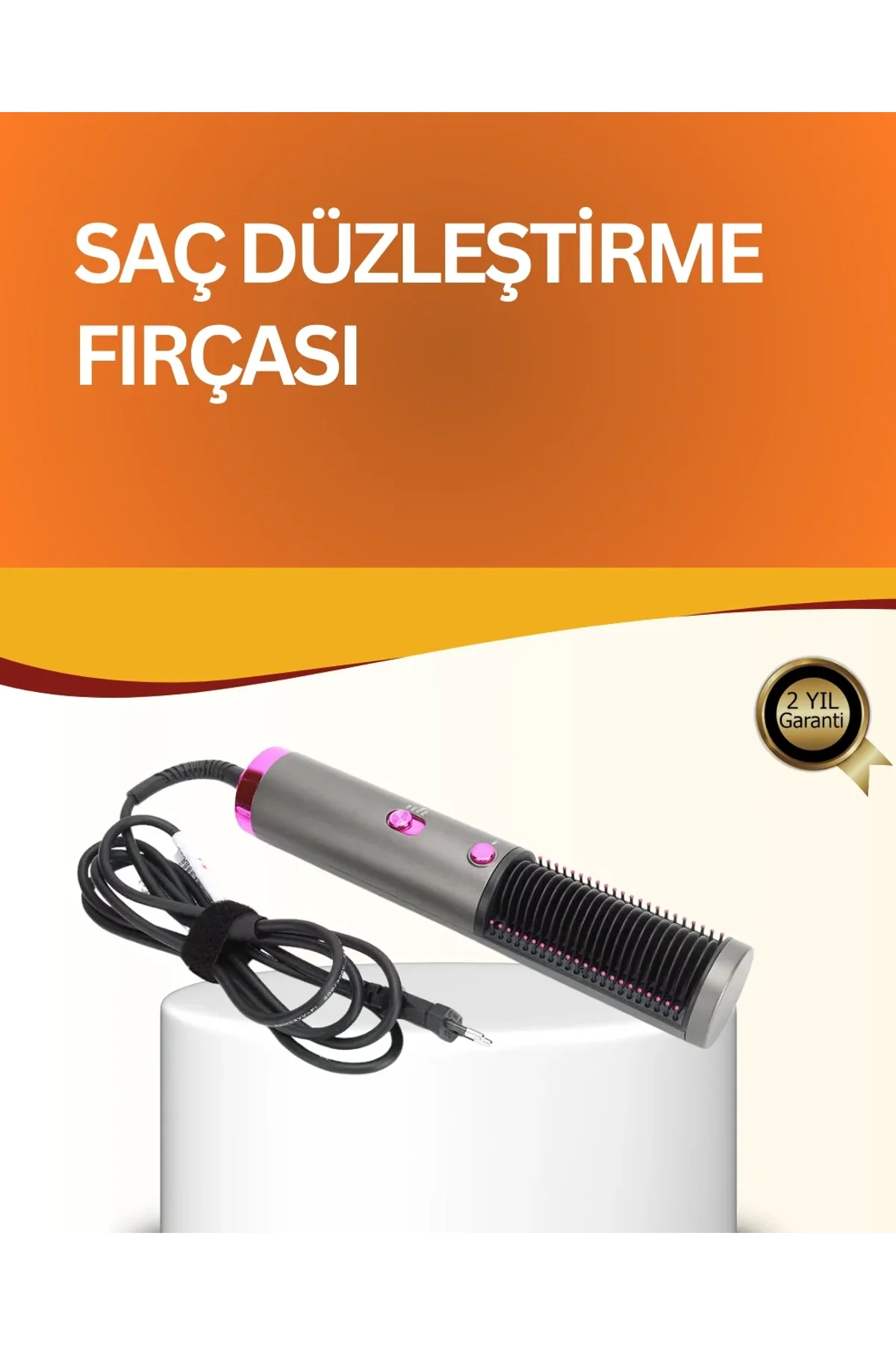 Çok Yönlü Kullanıma Uygun Saç Kurutma Ve Düzleştirme Fırçası - Just Cheap Store Görsel 2