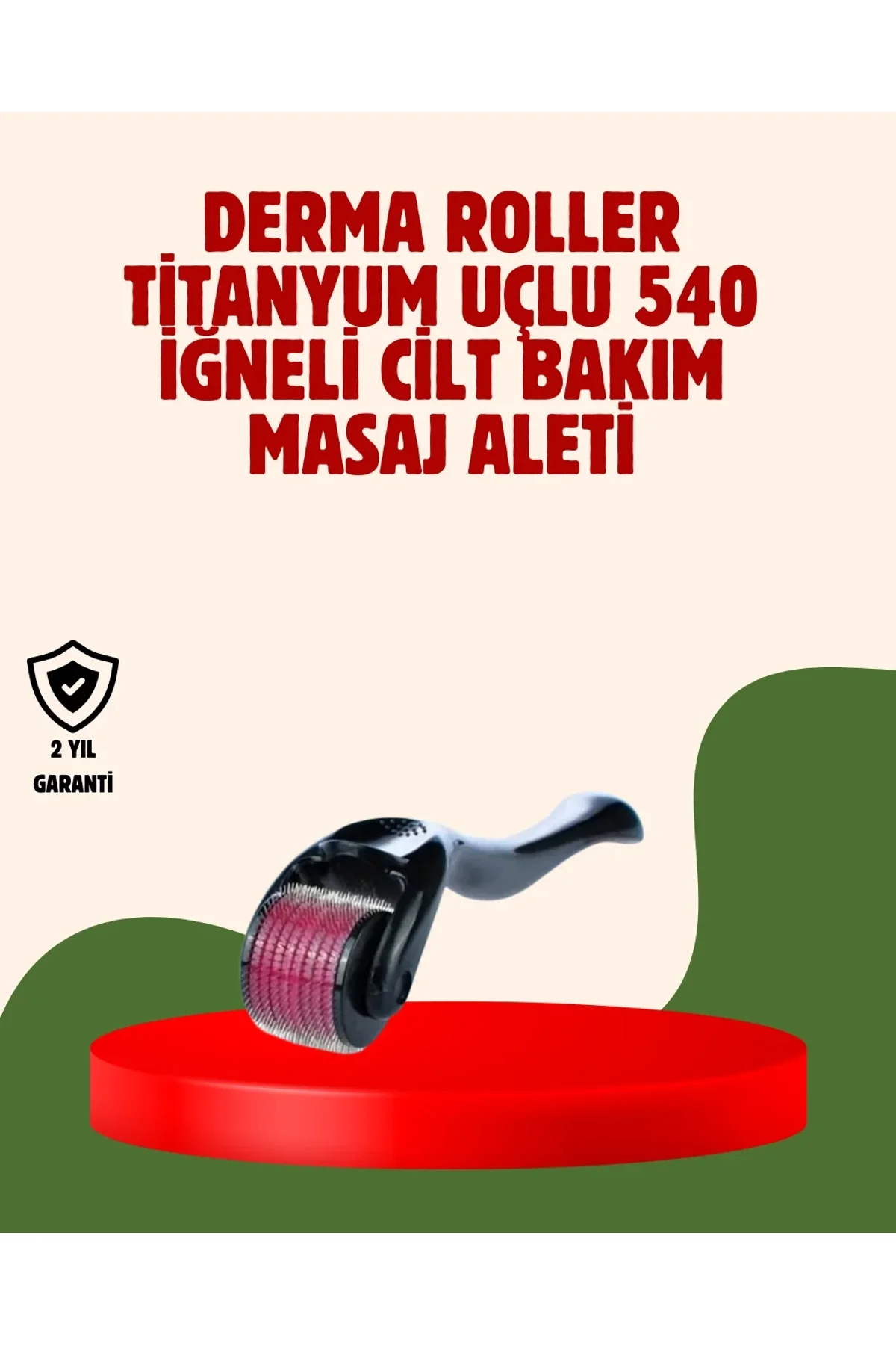 Dermaroller 1 Mm Akne İzleri Ve Çatlak Giderici Cilt Bakım Aleti - Just Cheap Store Görsel 2